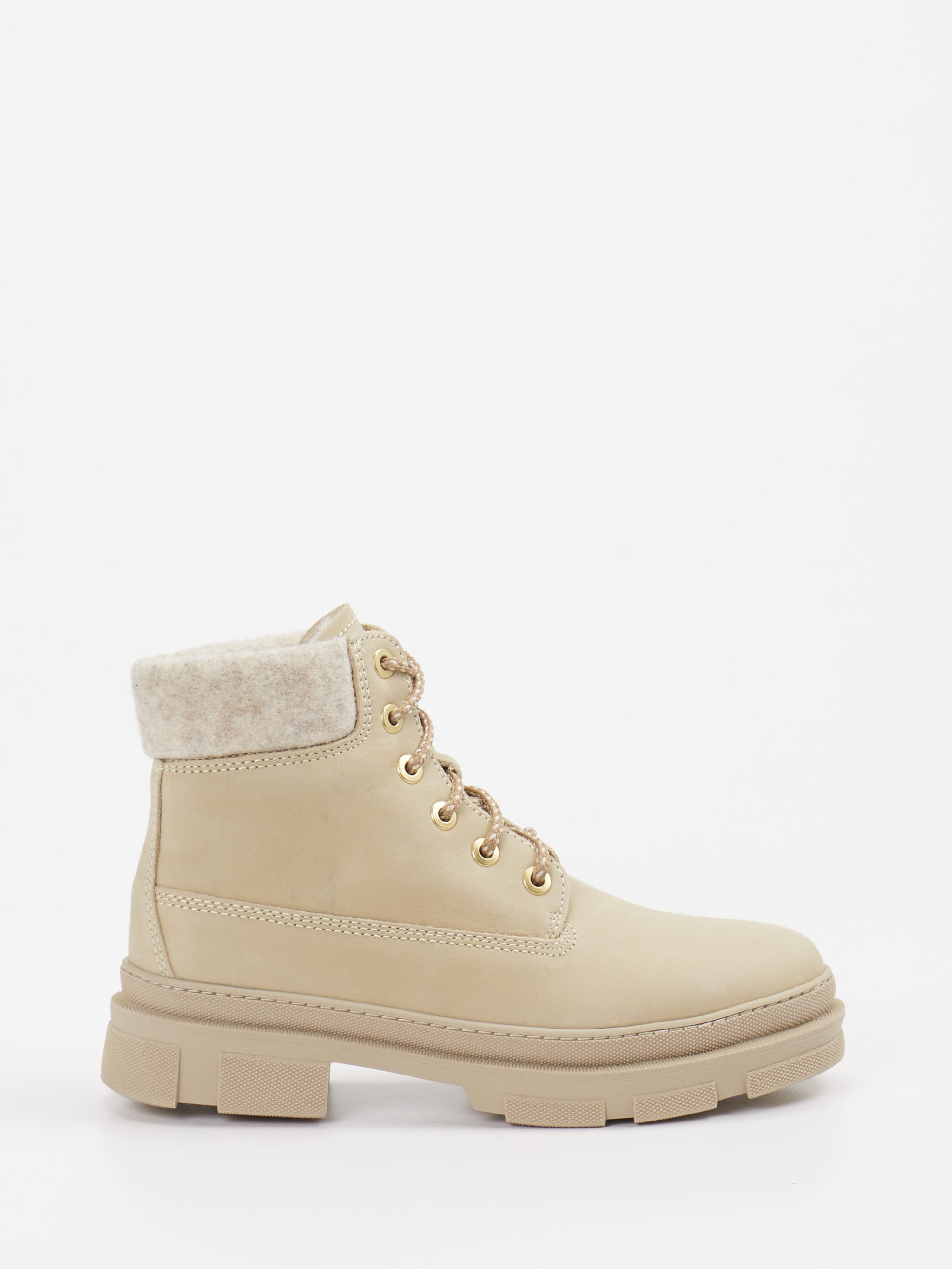Schnürstiefelette beige 1803399000401
