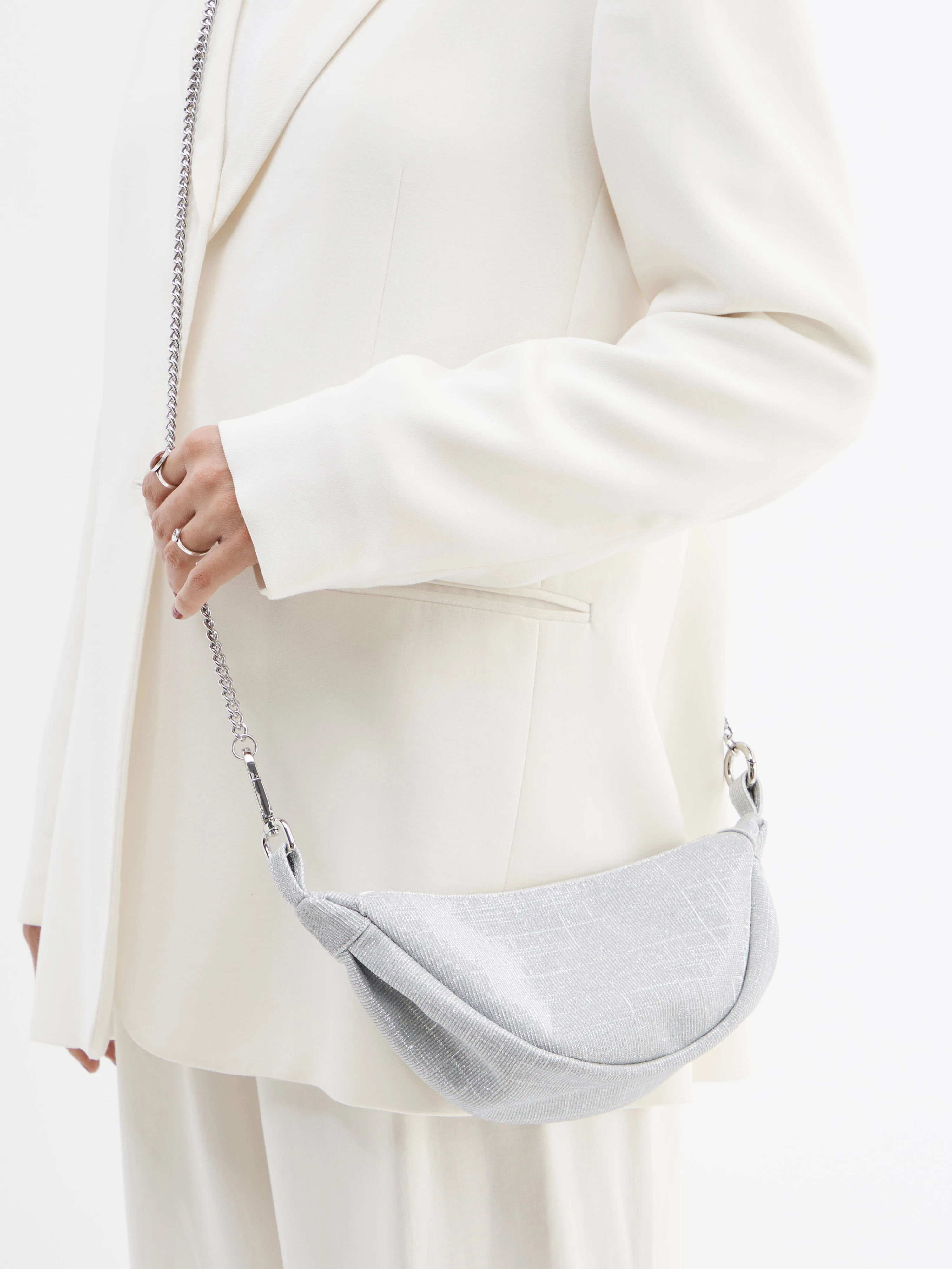 Umhänge-/ Minitasche silber 9391449002006