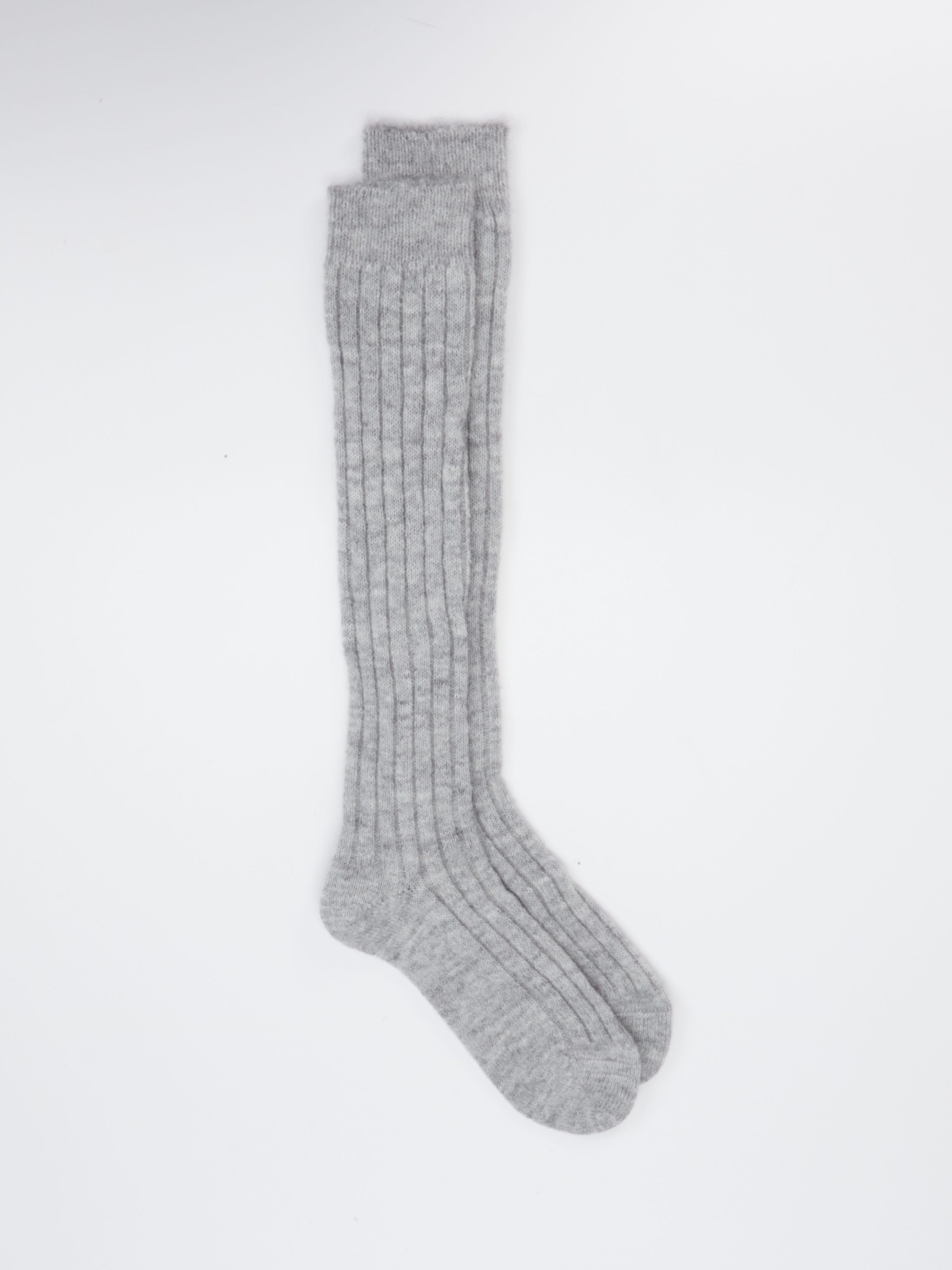 Kniestrumpf  BW uni grau 9168499000106