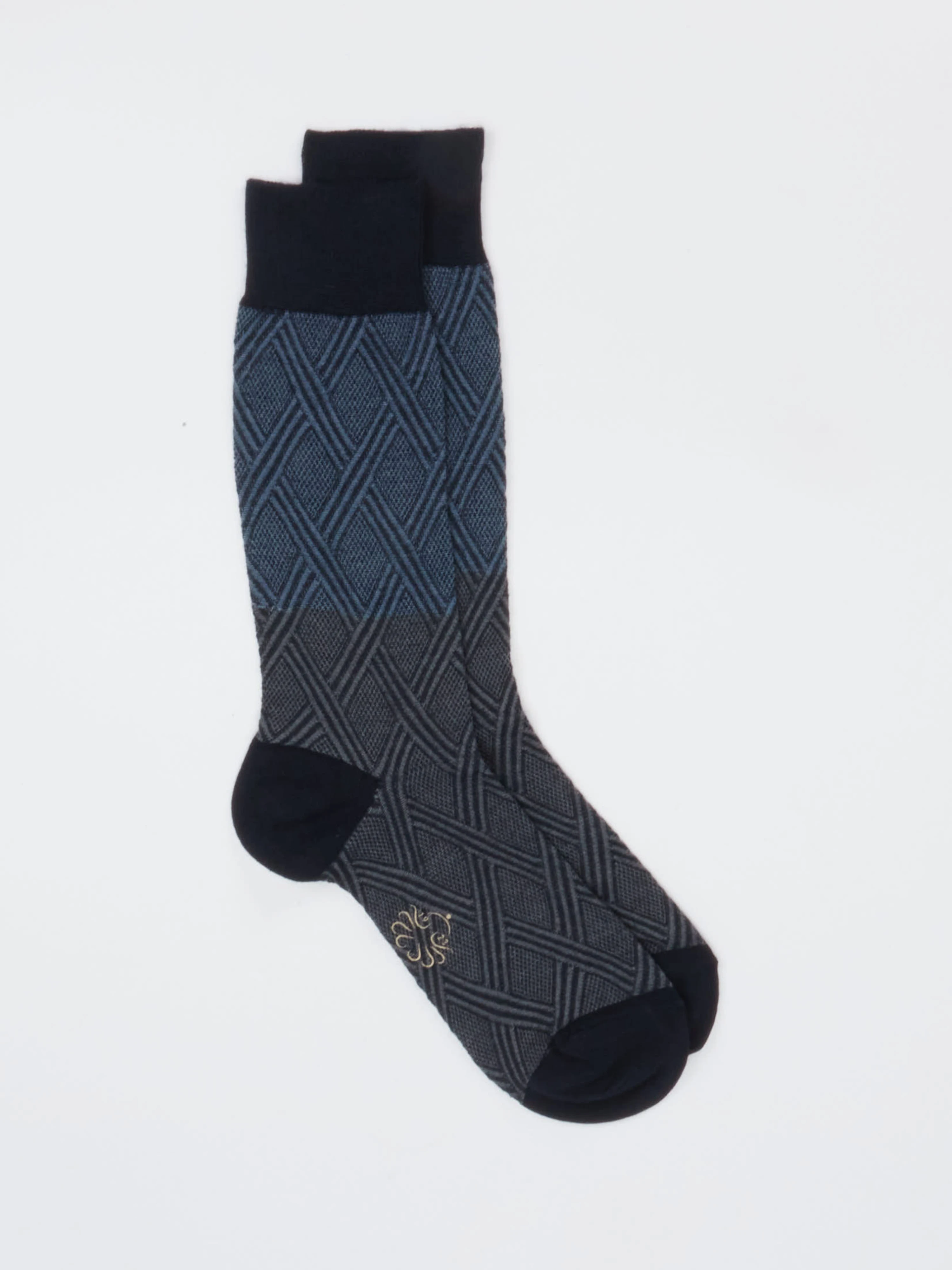 Socke gemustert