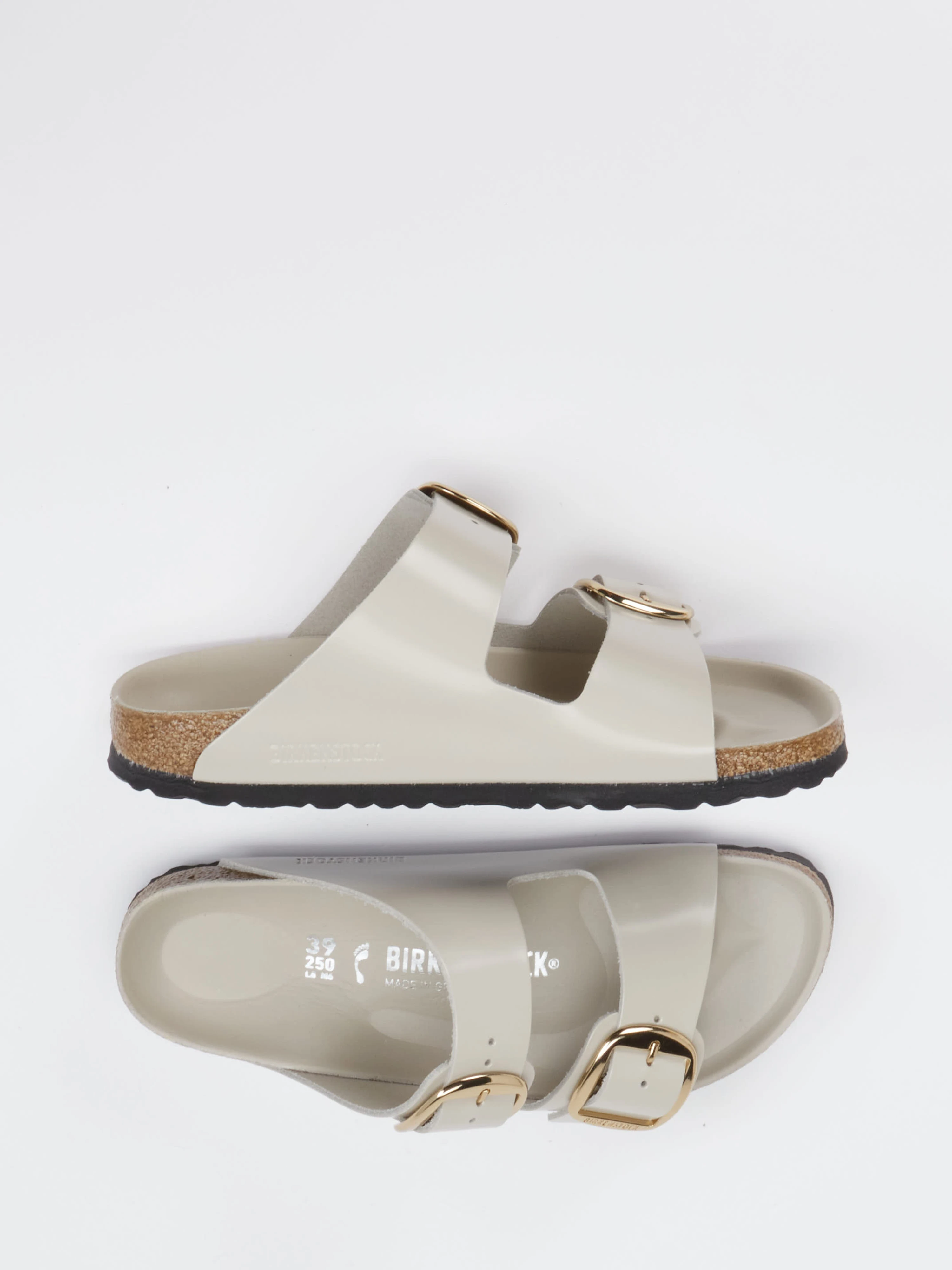 Pantolette Arizona Big Buckle weiß 2110749000104