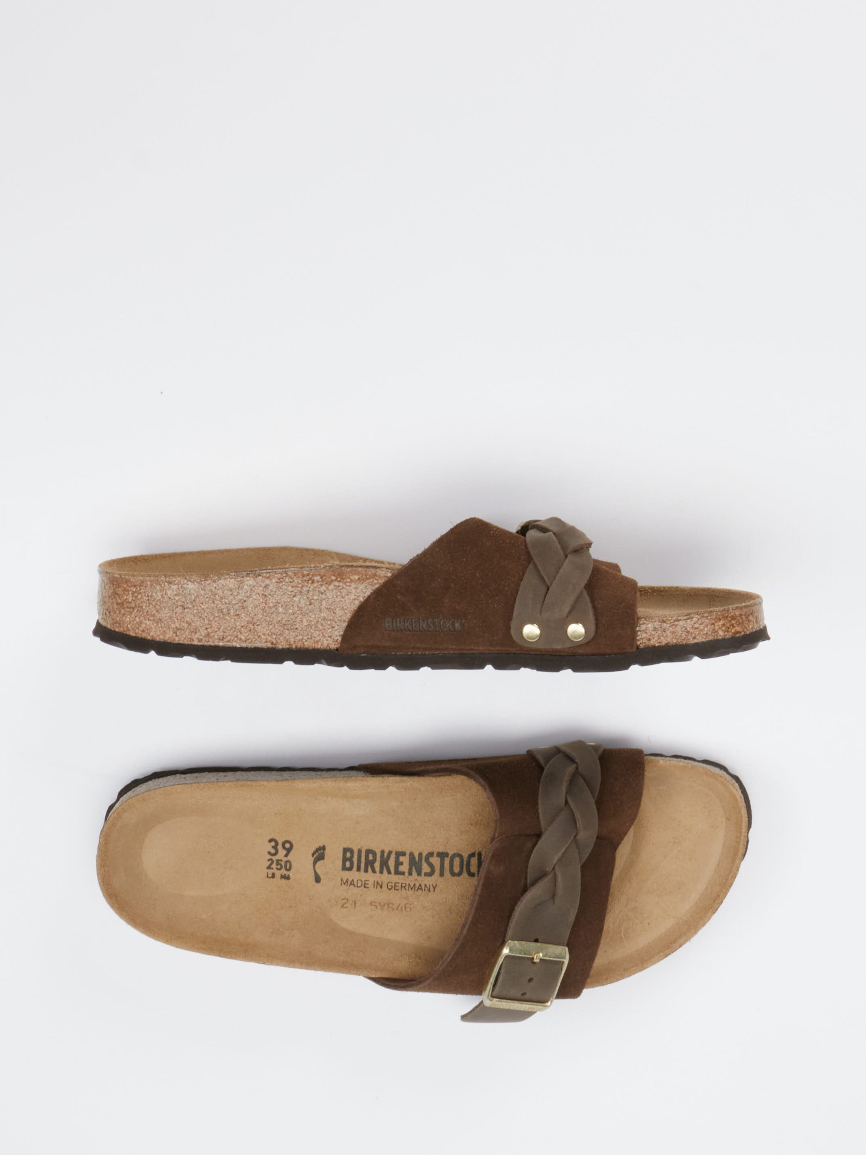 Pantolette Oita Braided braun 2110209001604