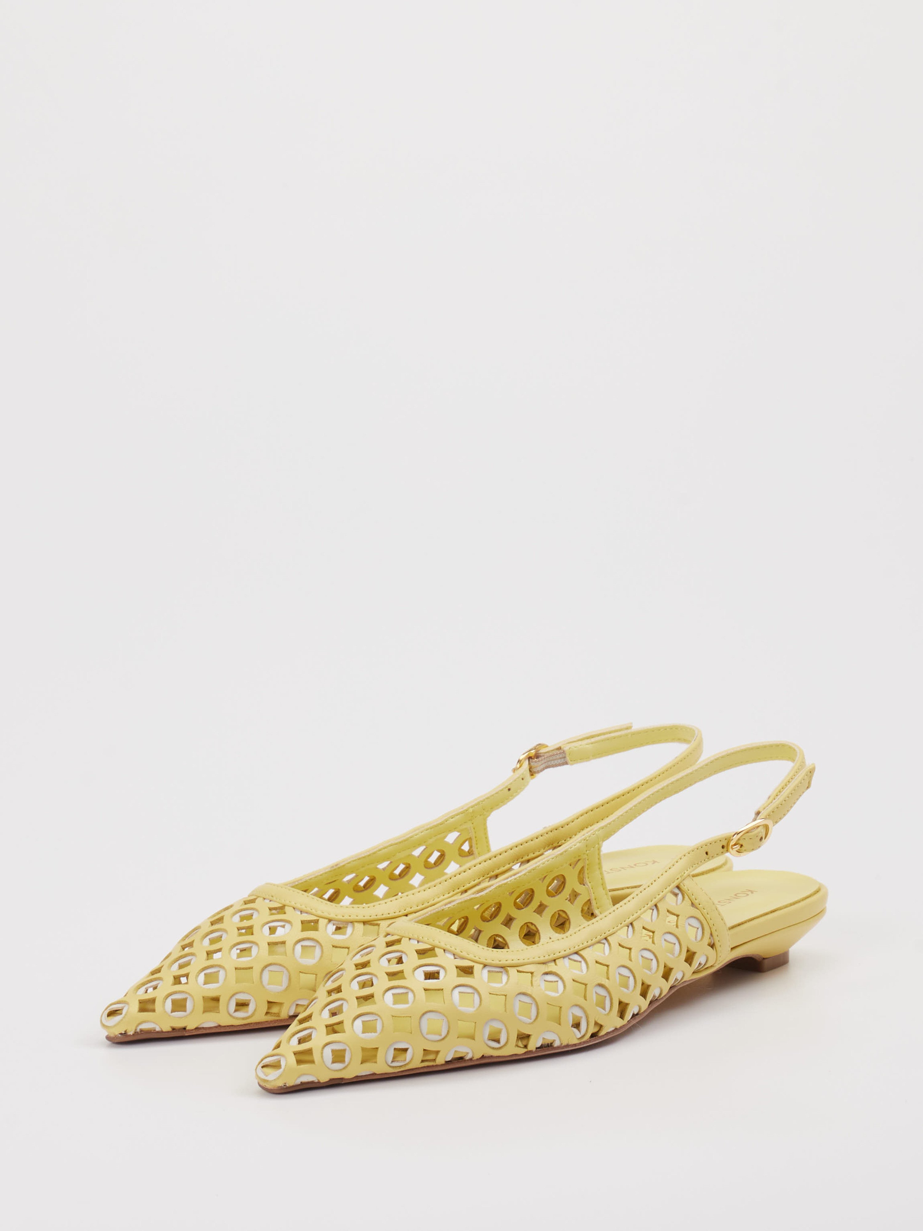 Slingpumps gelb 1302897000102