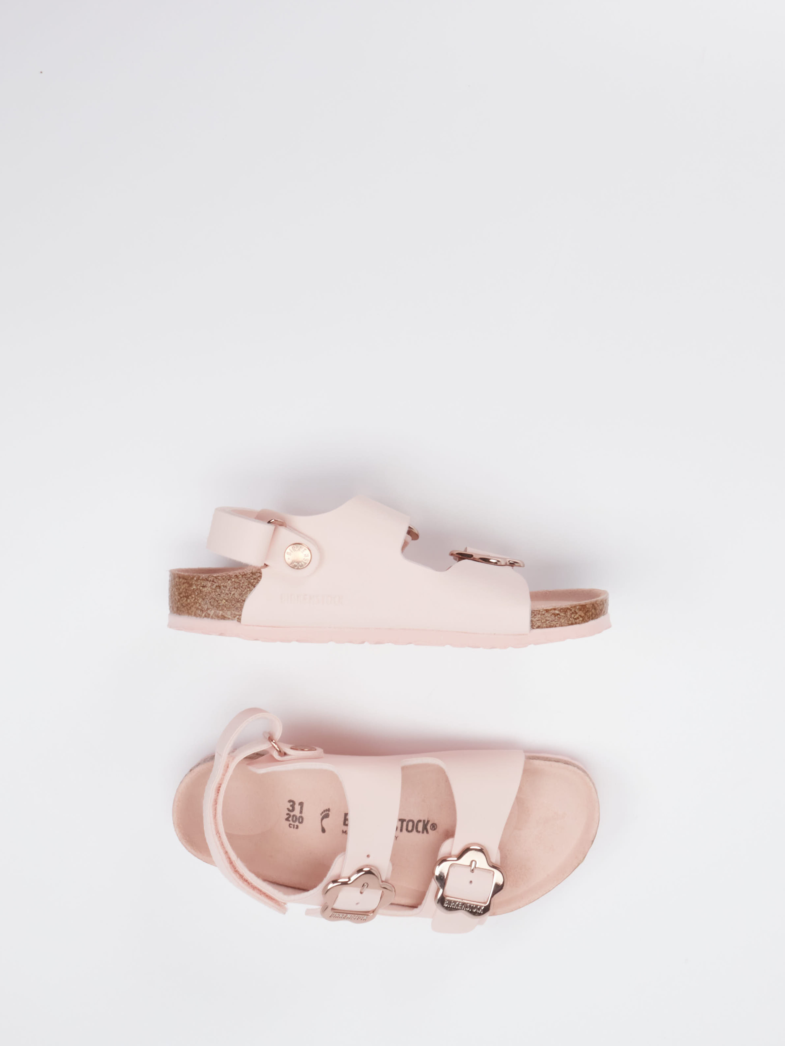 Sandalette Milano Flowerbuckle rosa 6201599009904