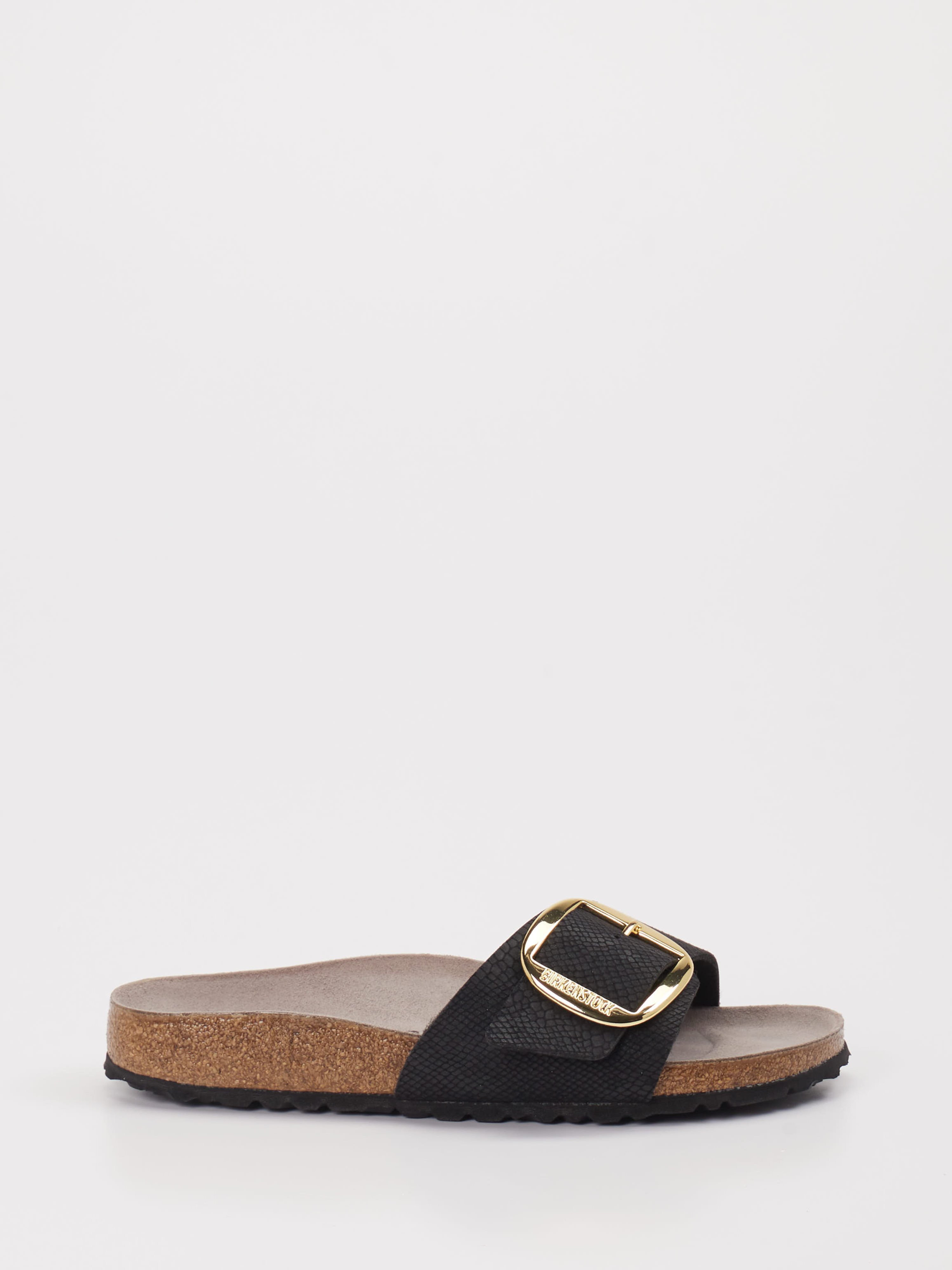 Pantolette Madrid Big Buckle schwarz 2110009006101