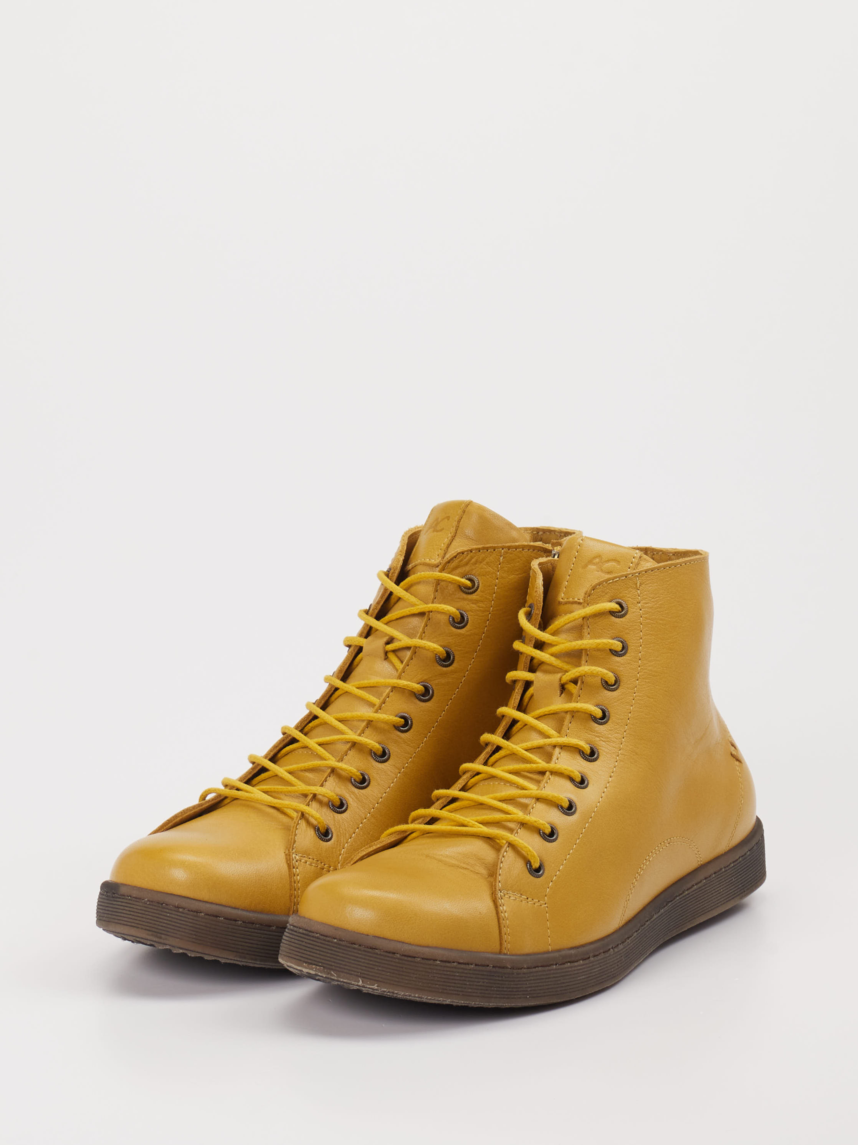 Schnürstiefelette gelb 2751869000802