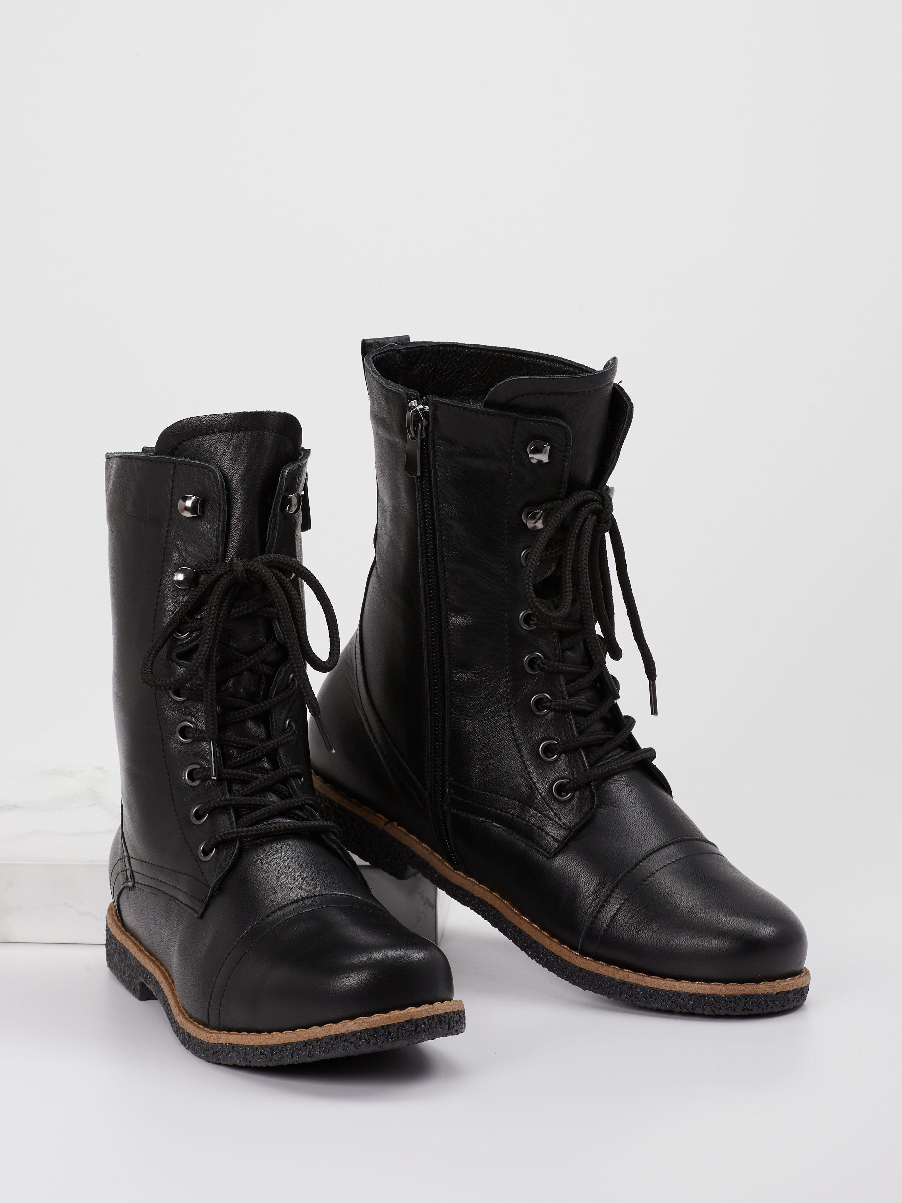 Schnürstiefelette schwarz 2751009041204
