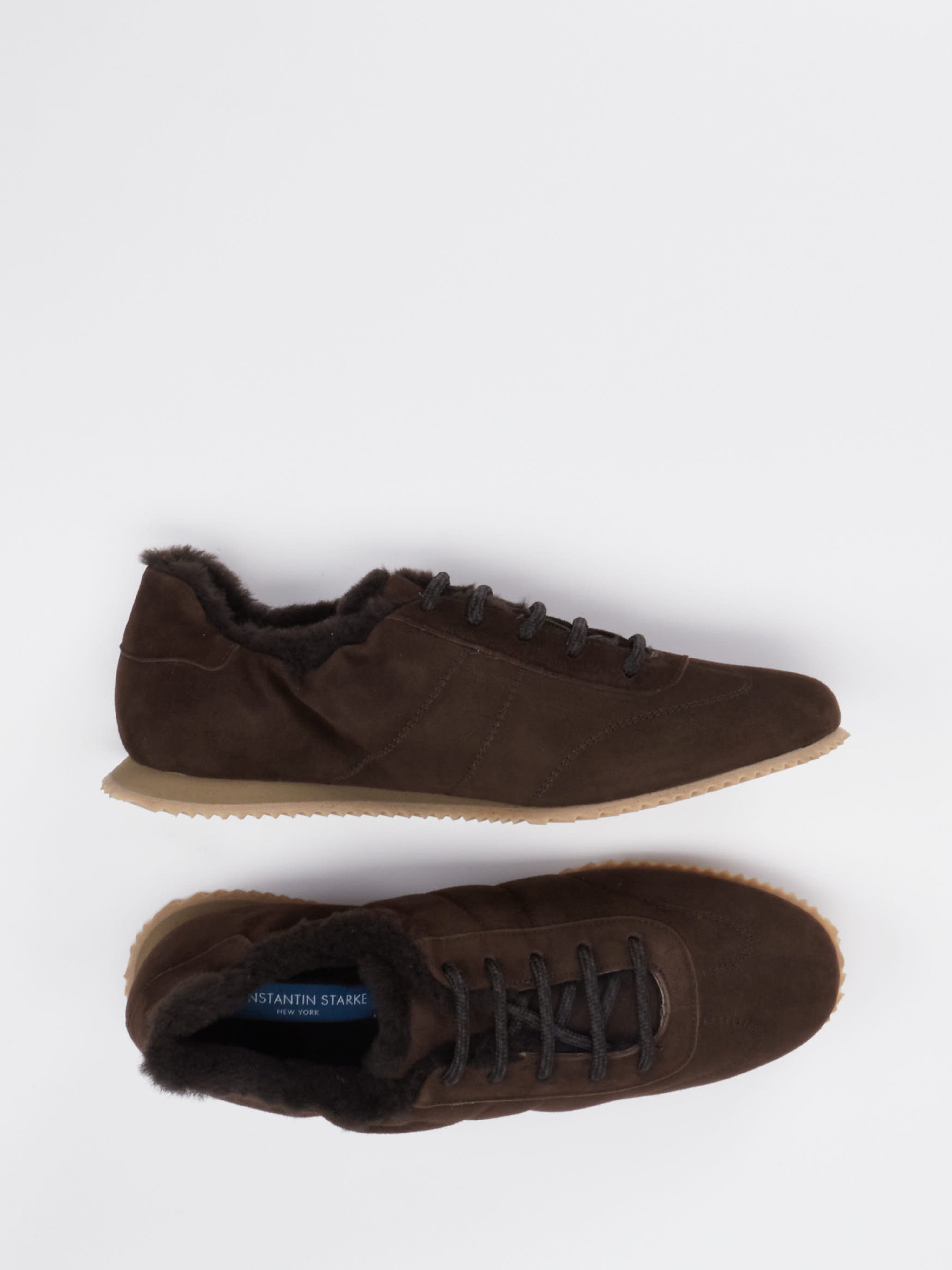 Sneaker/ Trotteur Schnür warm braun 1808209000204