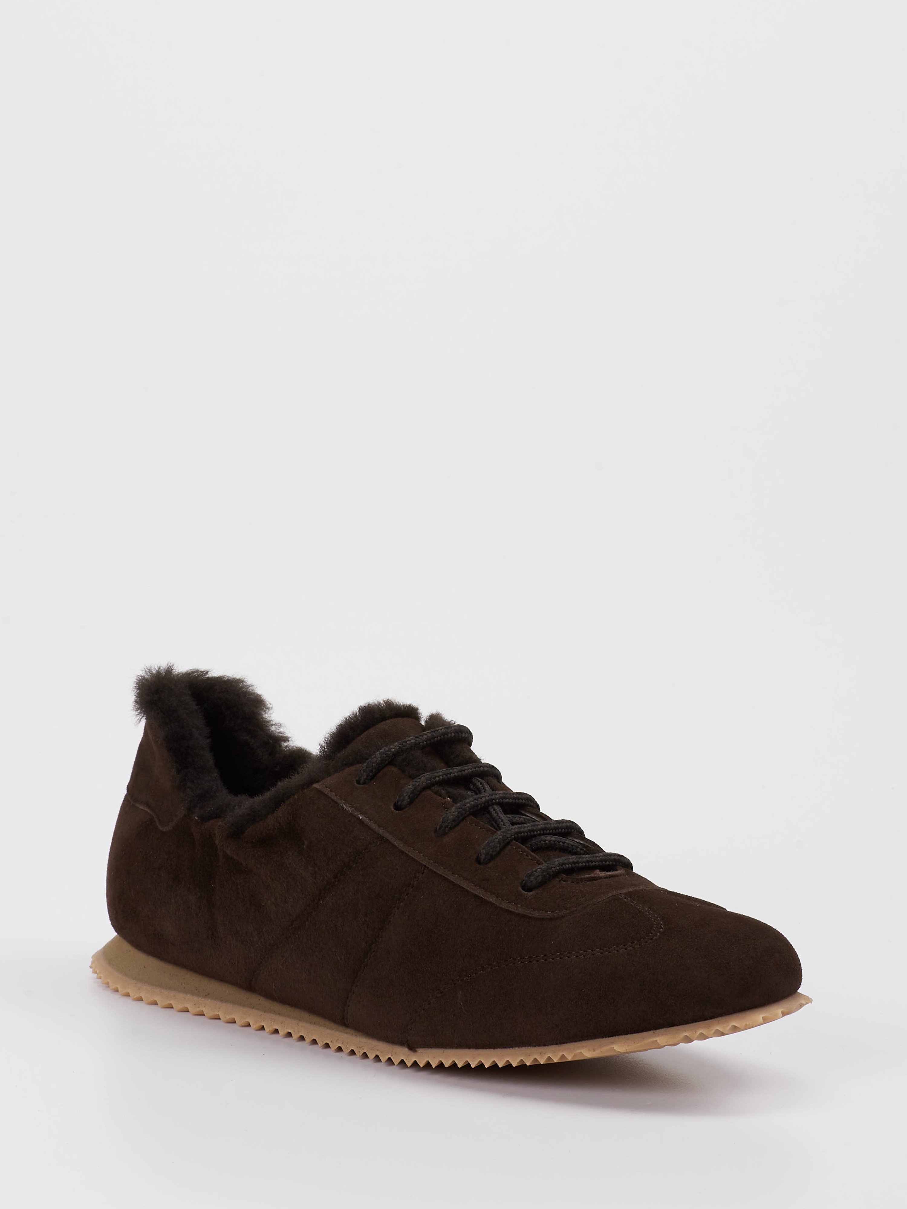 Sneaker/ Trotteur Schnür warm braun 1808209000206