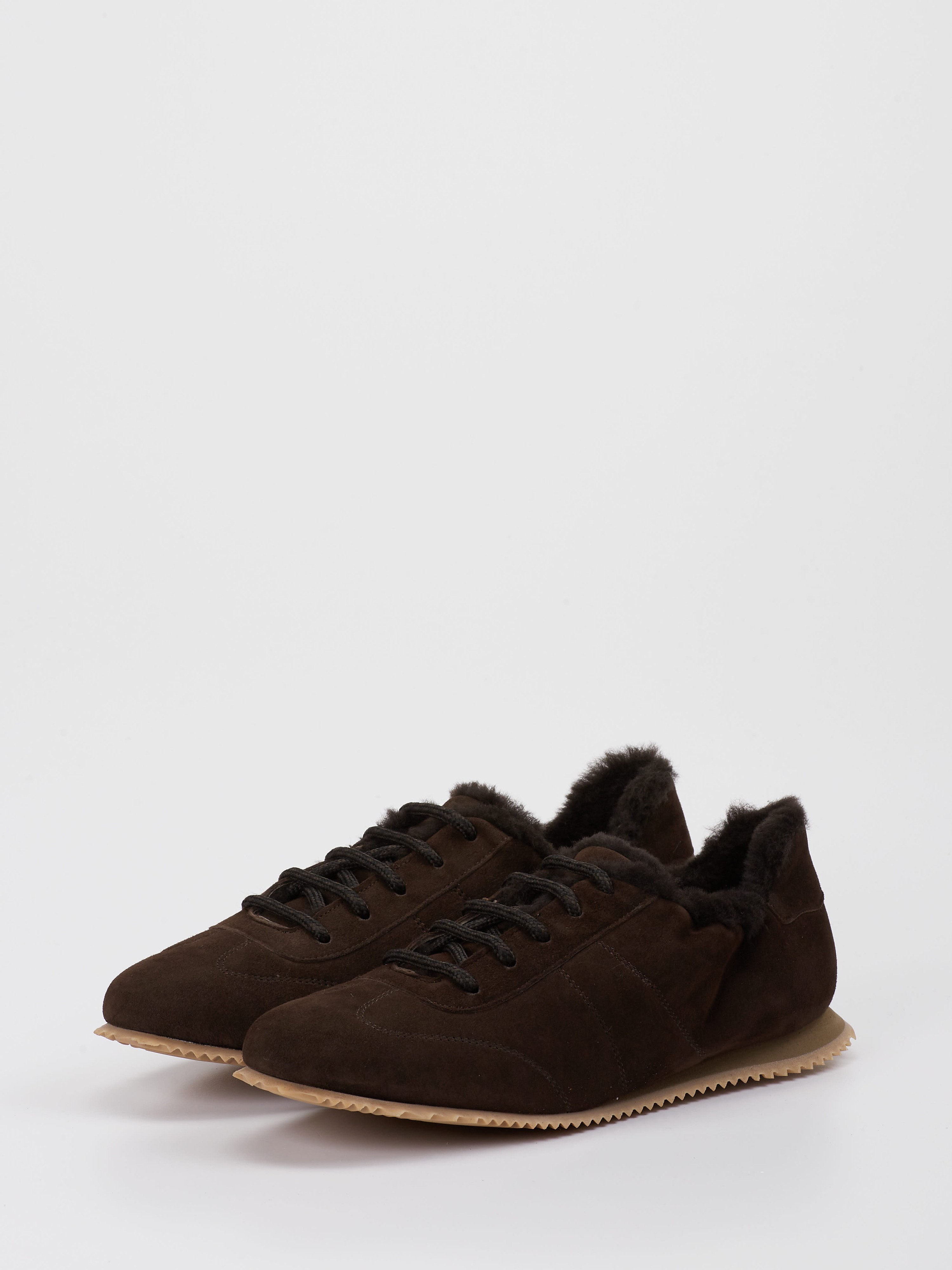 Sneaker/ Trotteur Schnür warm braun 1808209000202