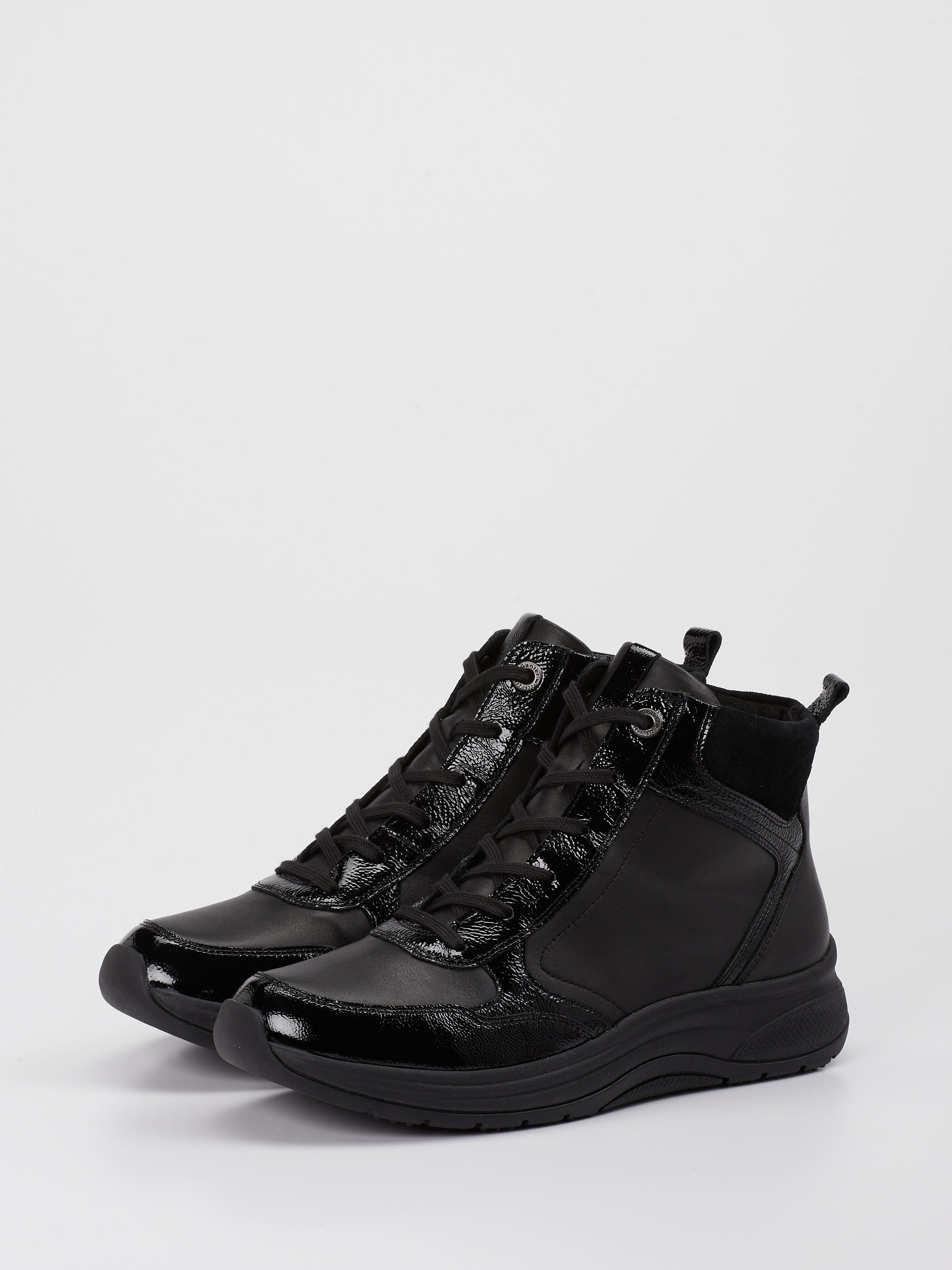 Schnürstiefelette schwarz 2751009040302
