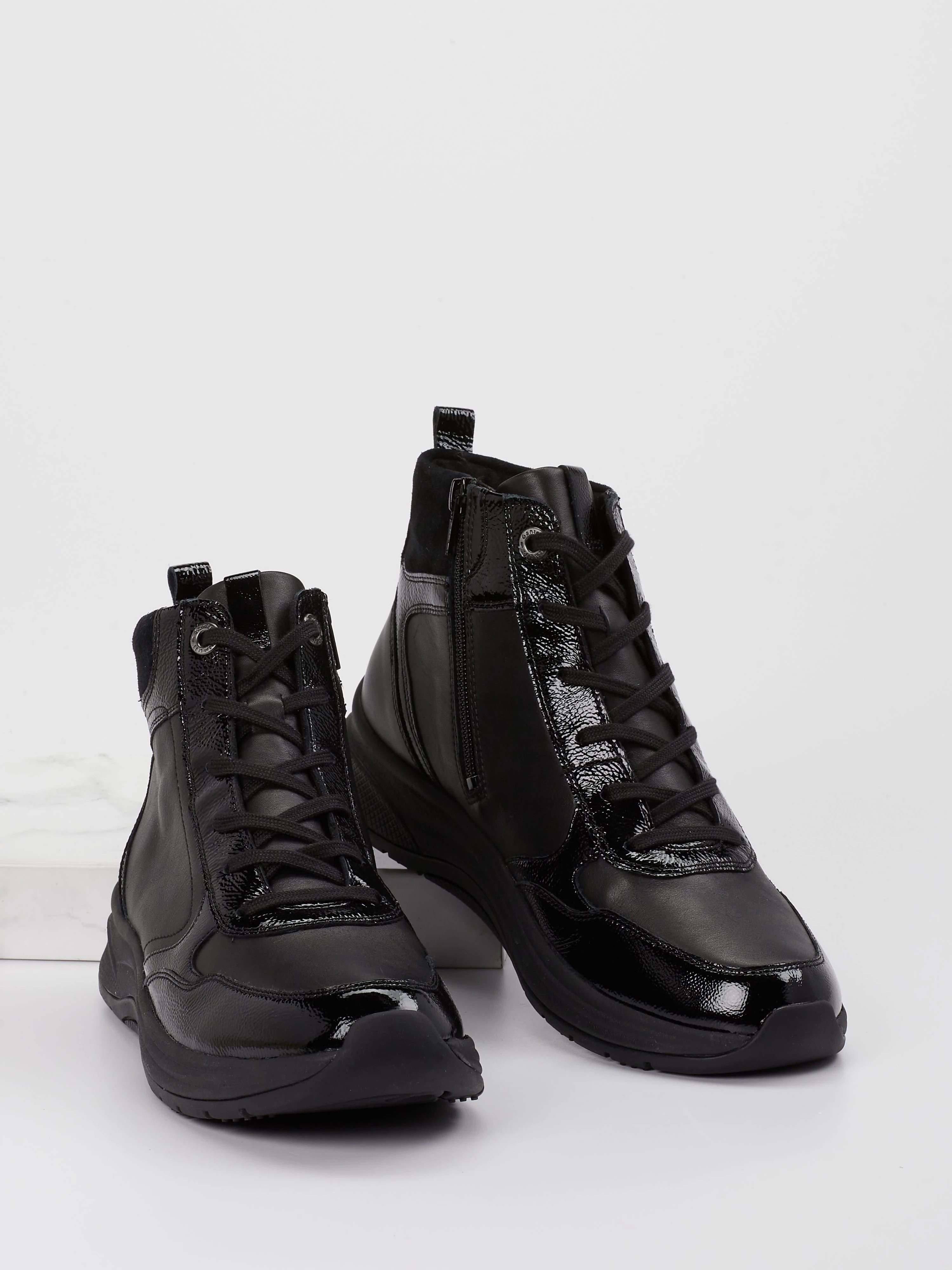 Schnürstiefelette schwarz 2751009040304