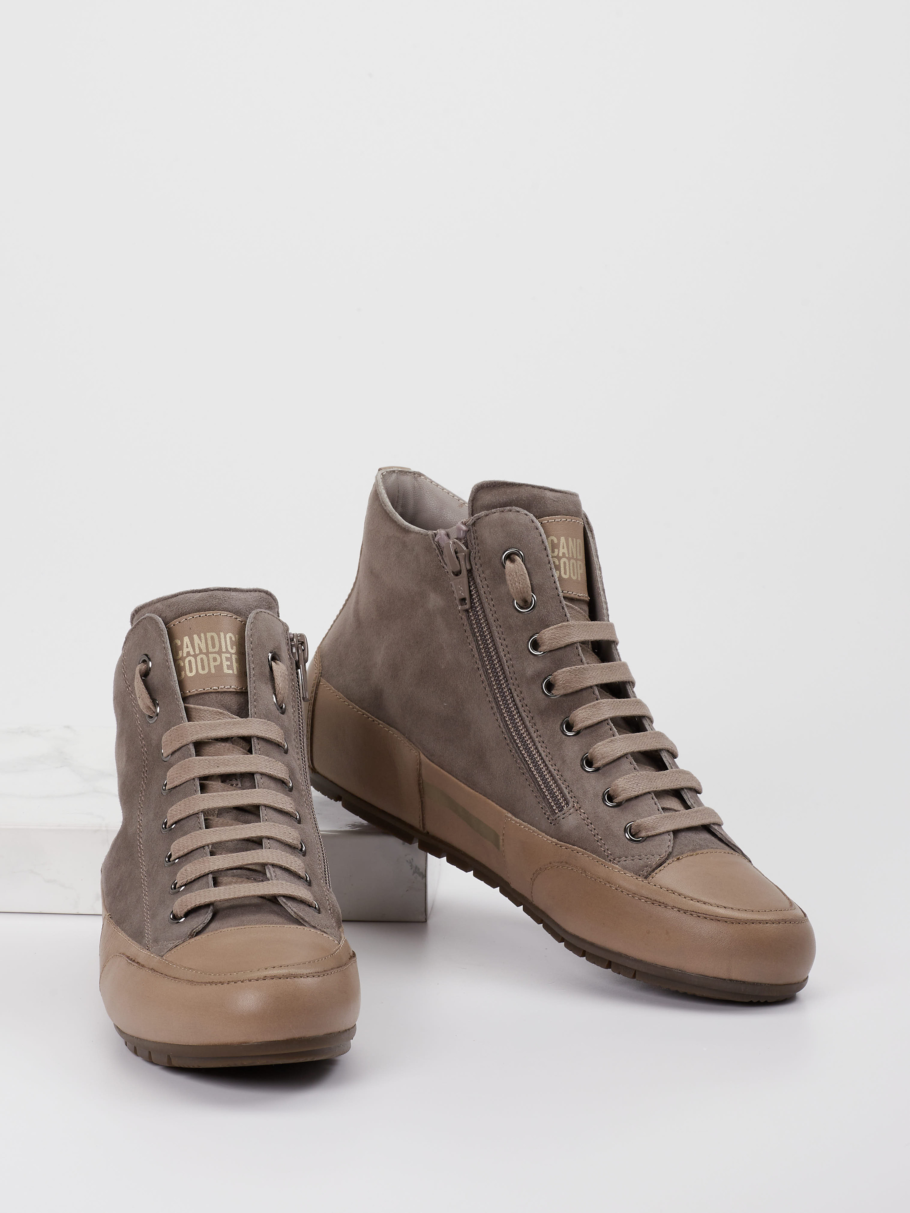 Sneaker high PLUS PATCH braun 1671249002404