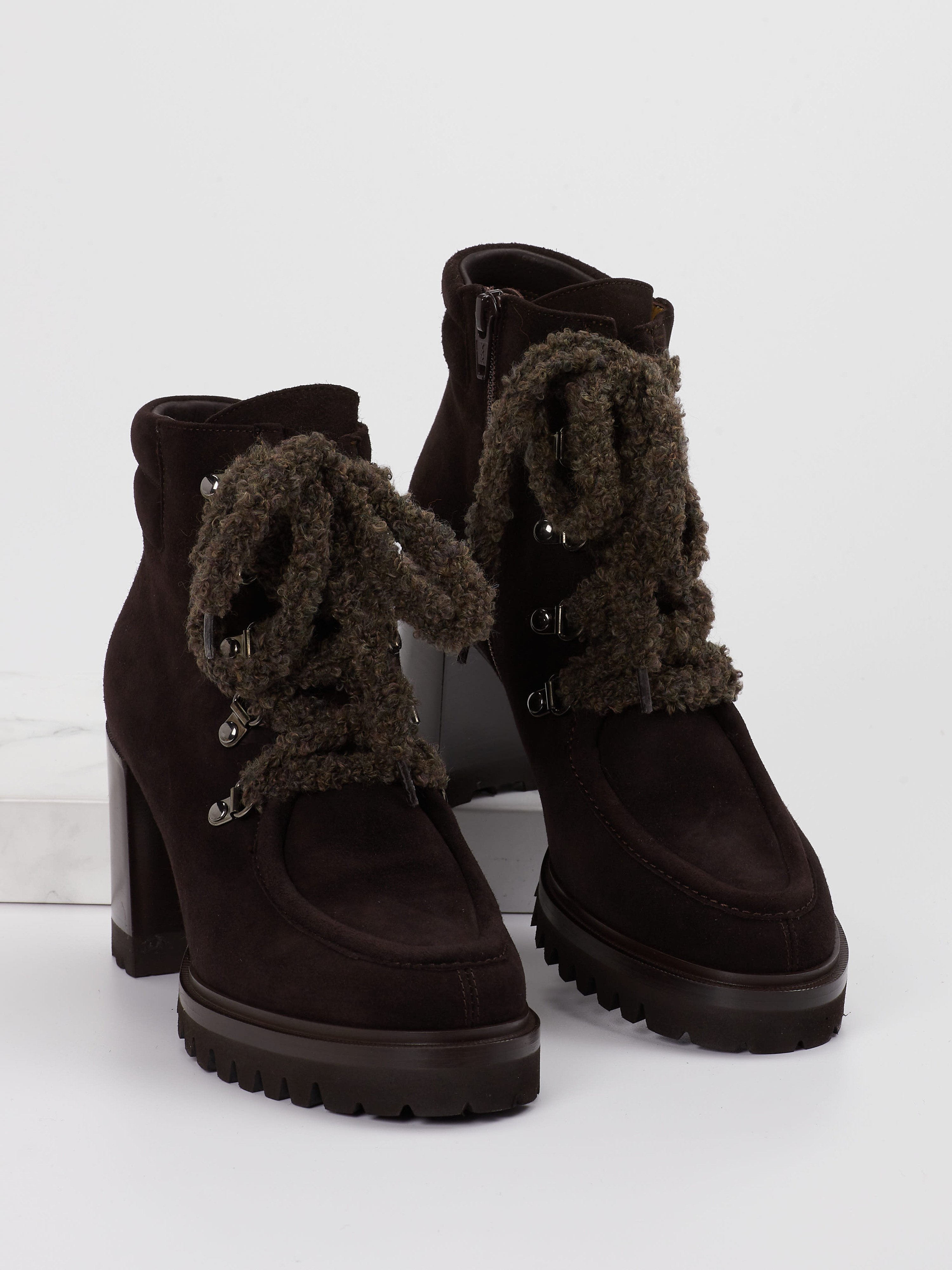 Schnürstiefelette braun 1709209001004