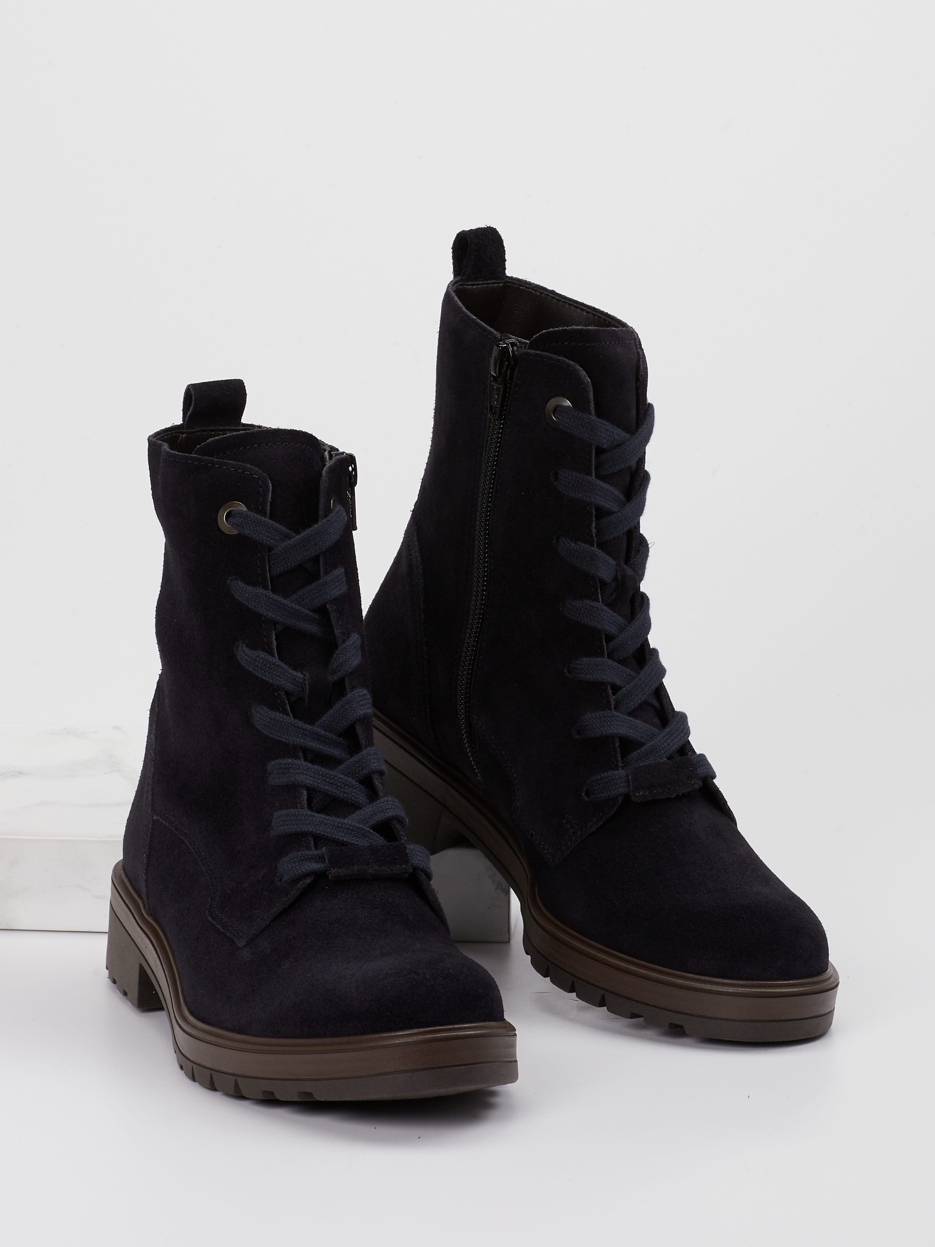 Schnürstiefelette blau 1725109000204