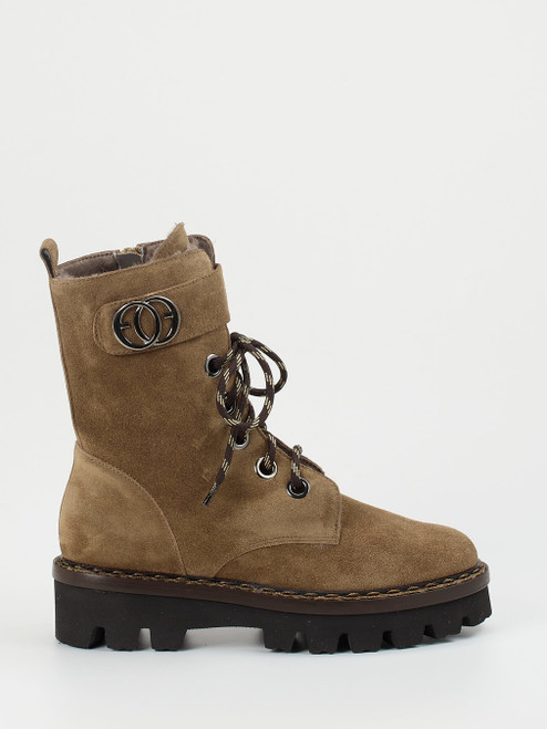 Schnürstiefelette beige 1823359000201