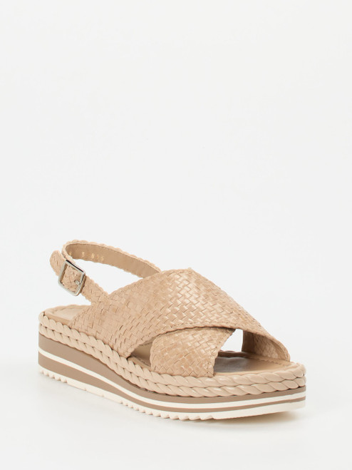 Keilsandalette beige 1253399000506