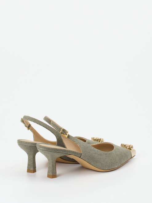 Slingpumps grün 1305629000103