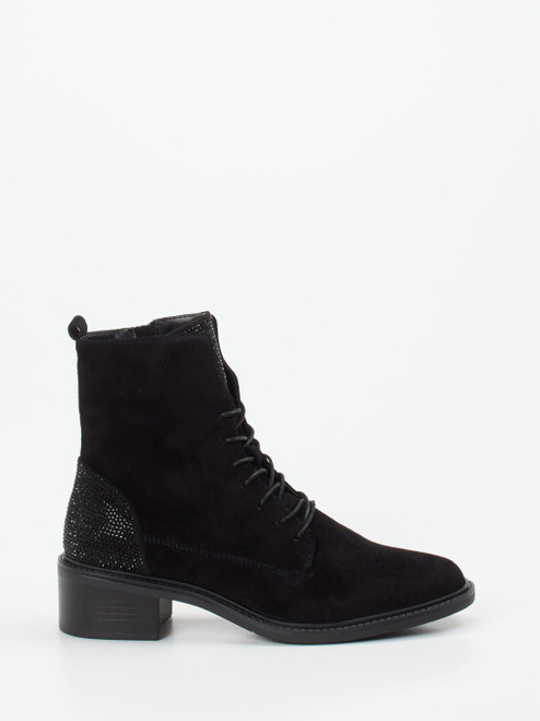 Schnürstiefelette schwarz 1725009010101