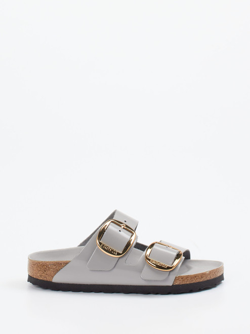 Pantolette Arizona Big Buckle grau 2110459000401