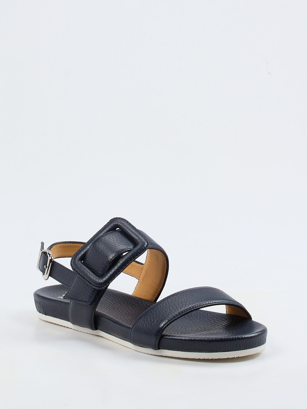 Truman's – Komfortsandalen aus Elchleder Dunkelblau