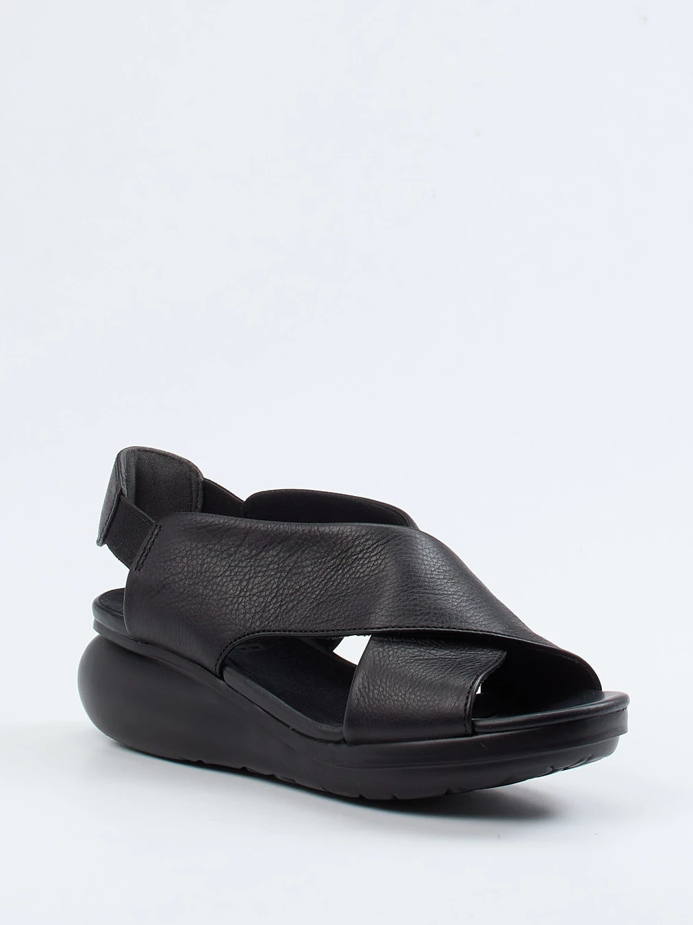 Camper – Sandale aus Kalbleder in Schwarz