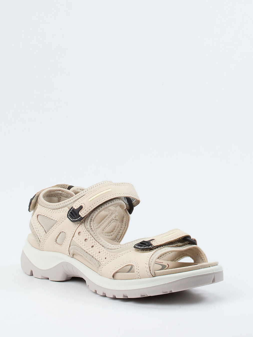 Ecco – Trekkingsandale aus Nubukleder Beige