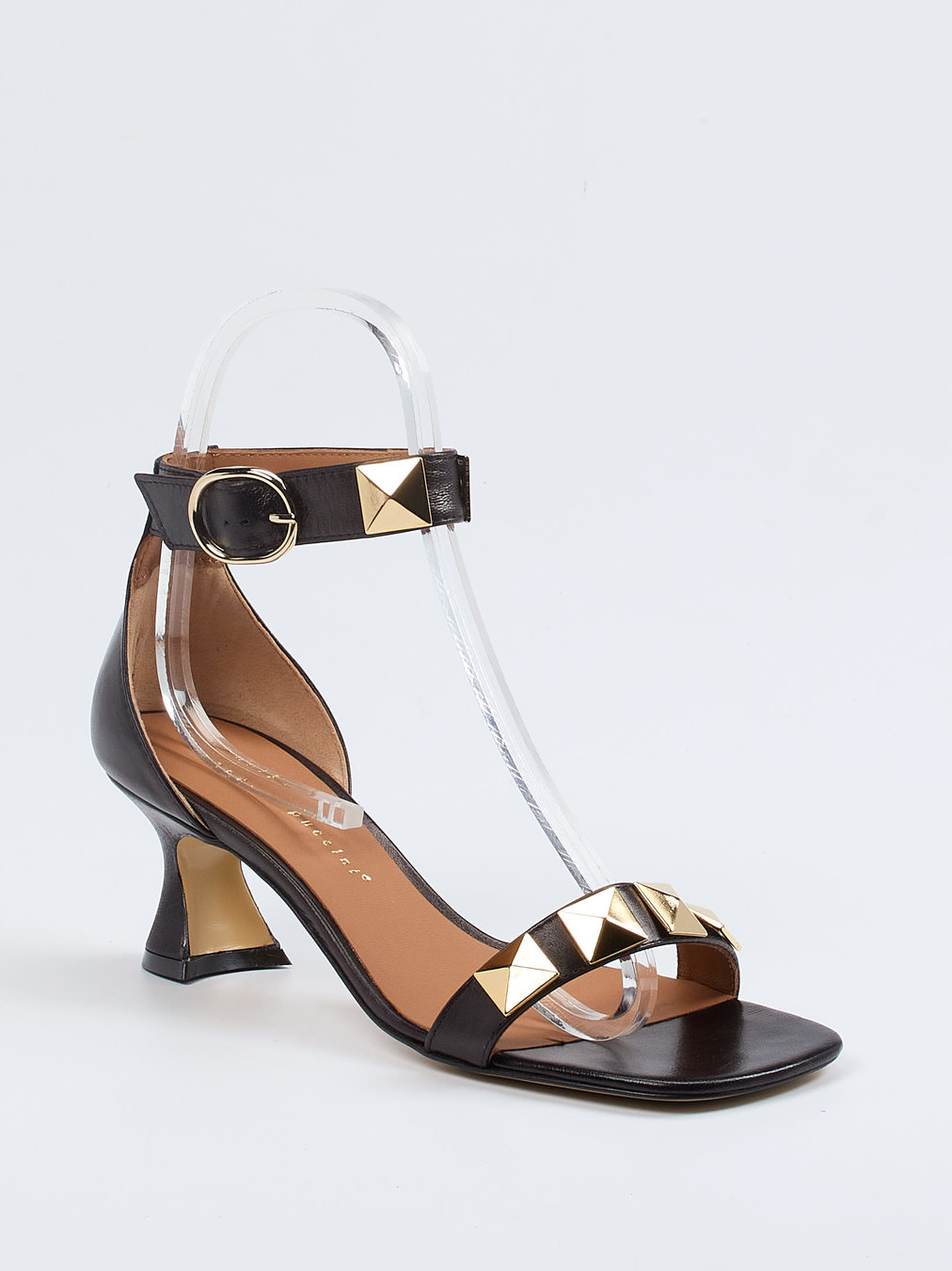 Andrea Puccini – Sandaletten aus Lammleder Schwarz