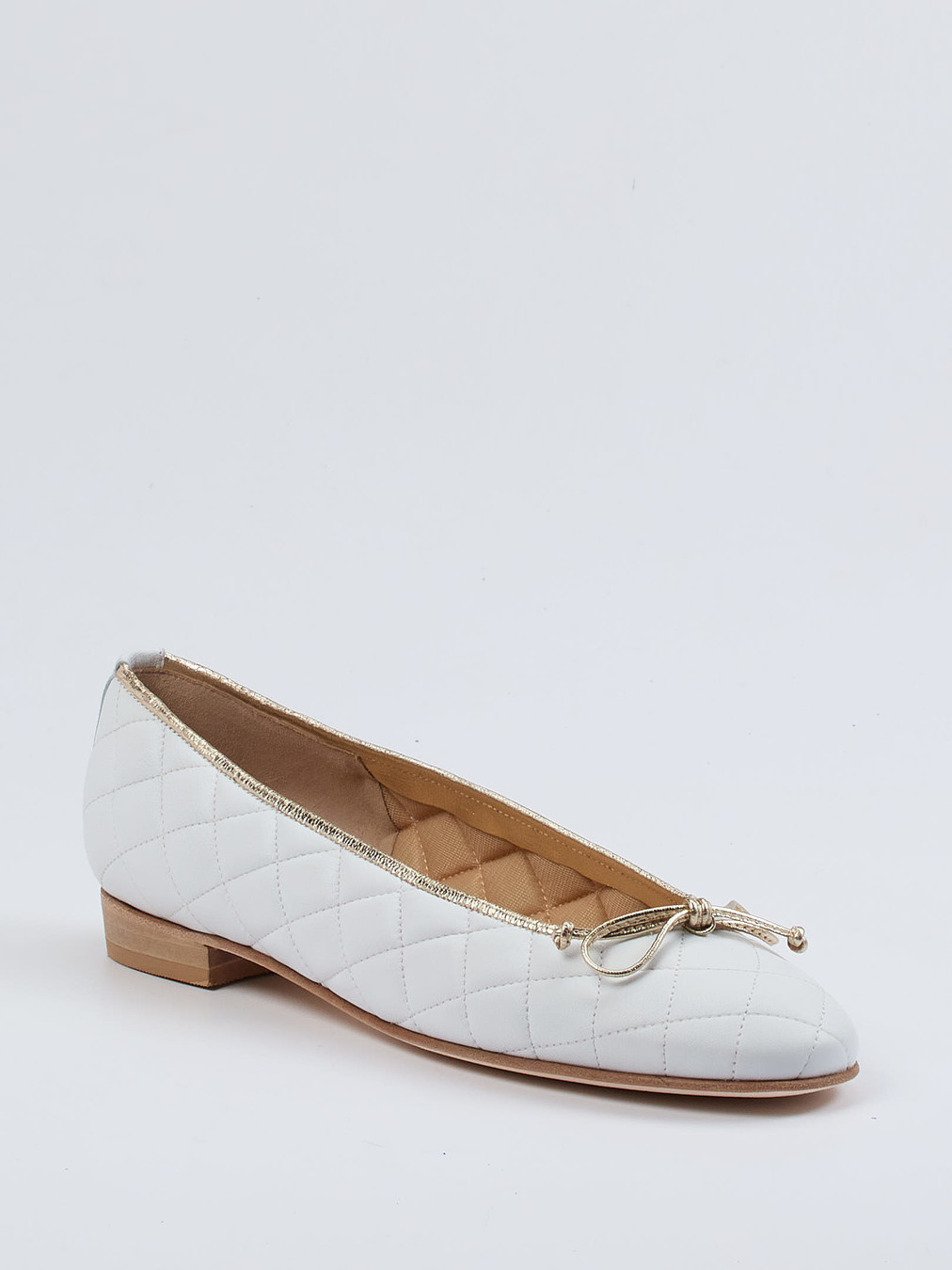 Mannori – Ballerinas aus Lammleder mit Steppung