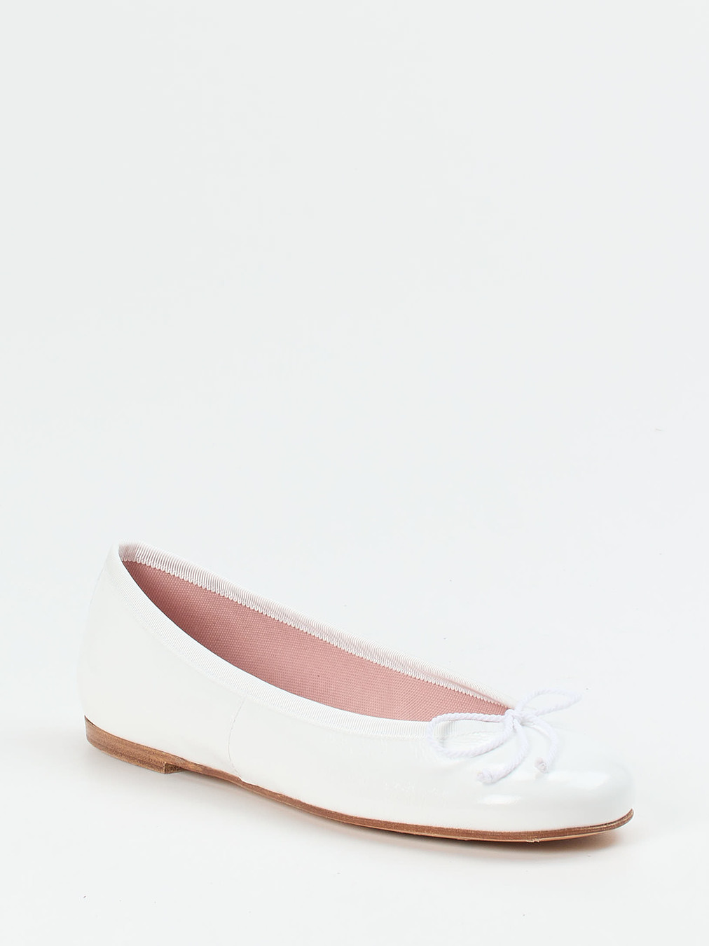 Pretty Ballerinas – Ballerinas aus Lackleder weiß