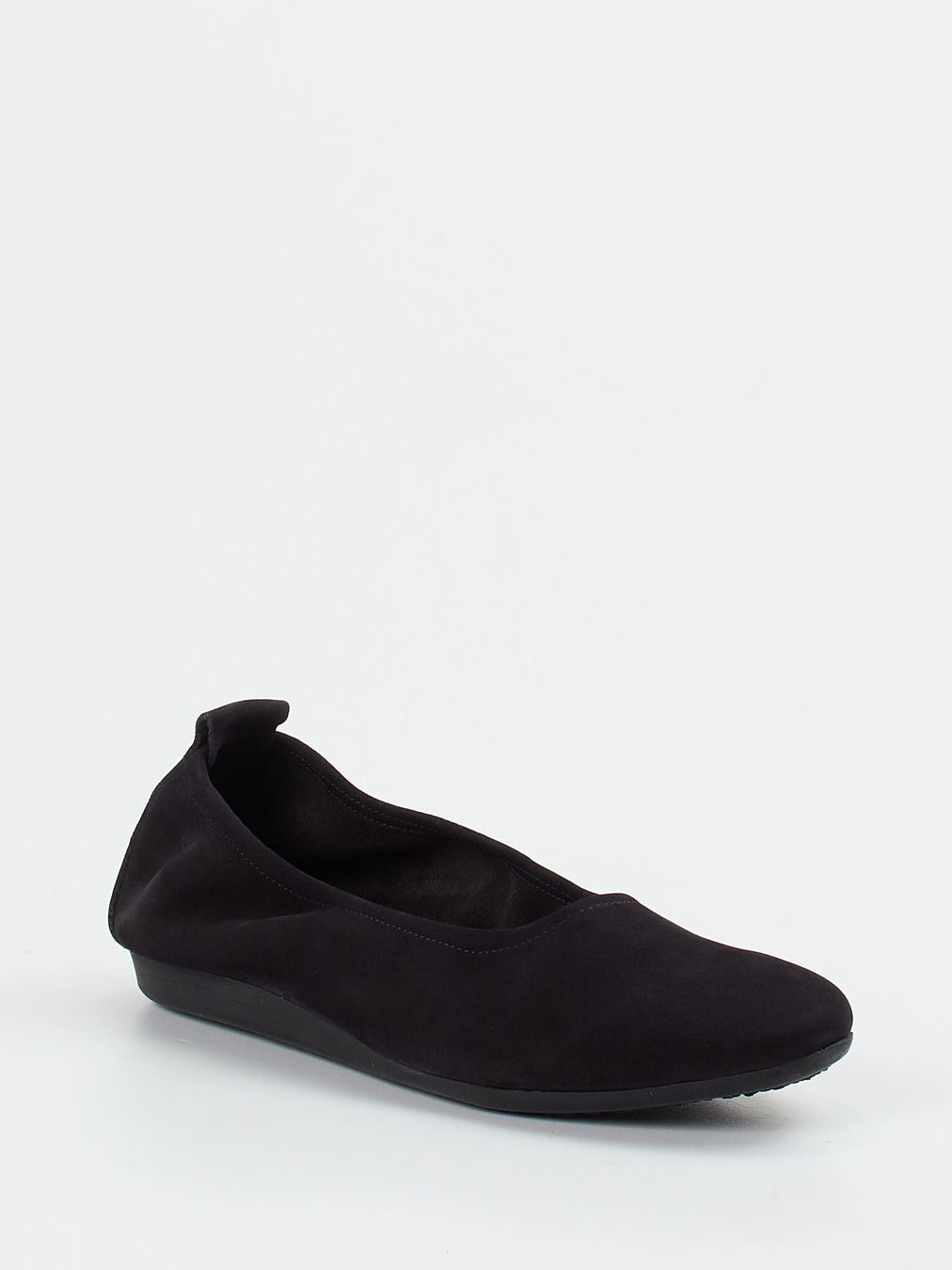 Arche – Ballerinas aus Nubukleder schwarz
