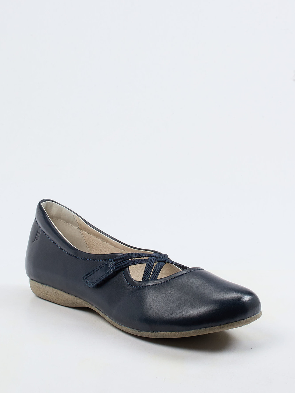 Josef Seibel – Mary Jane Ballerinas aus Kalbleder Dunkelblau