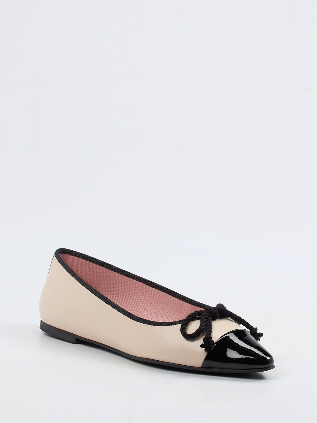 Pretty Ballerinas – Ballerinas aus Lammleder in Two-Tone-Optik