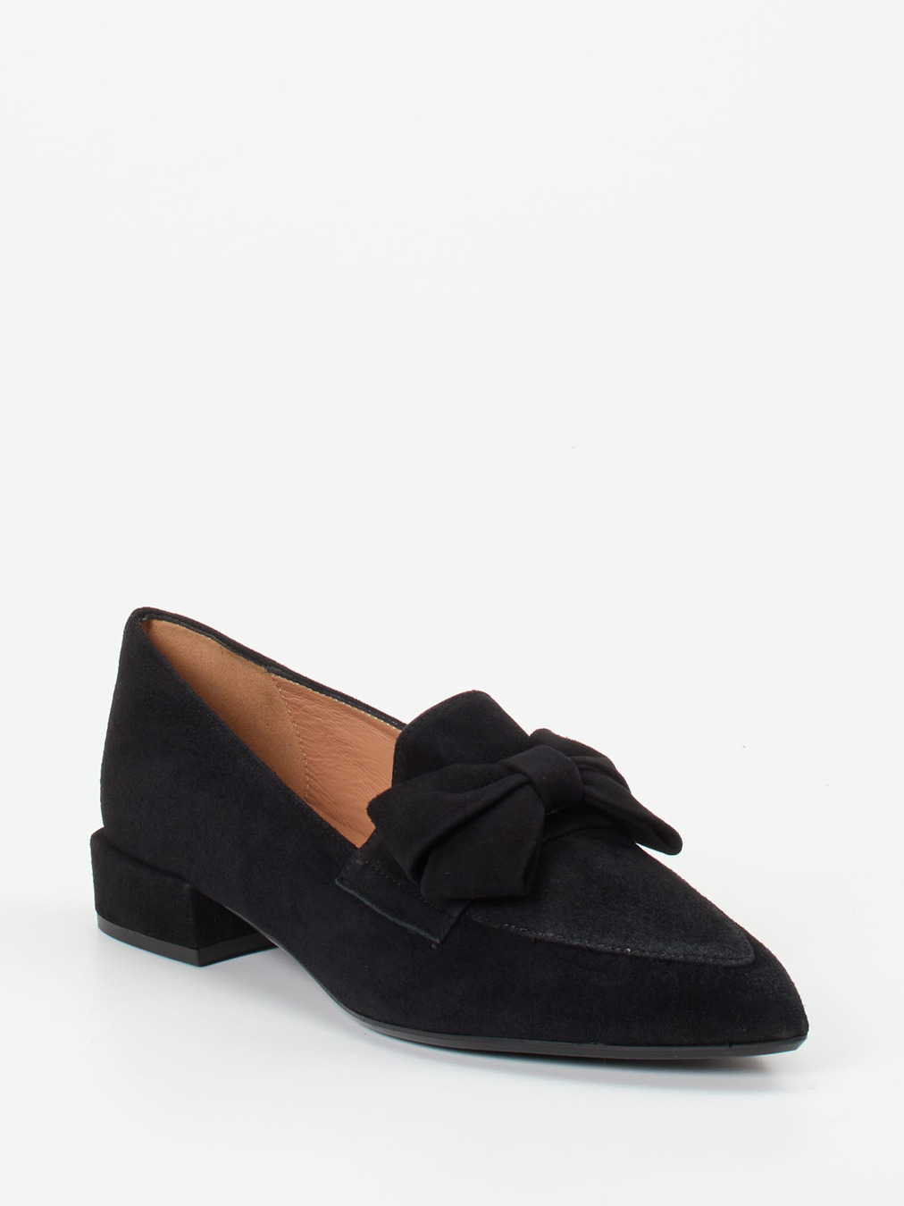 Andrea Puccini – Loafer aus Veloursleder Schwarz