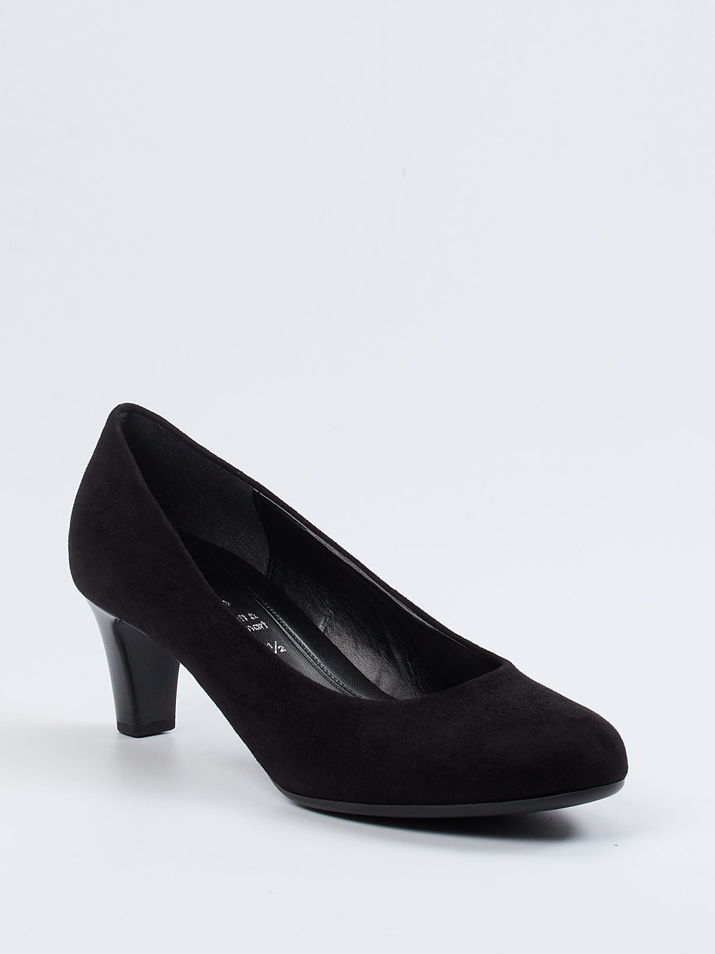 Gabor – Pumps aus Veloursleder Schwarz