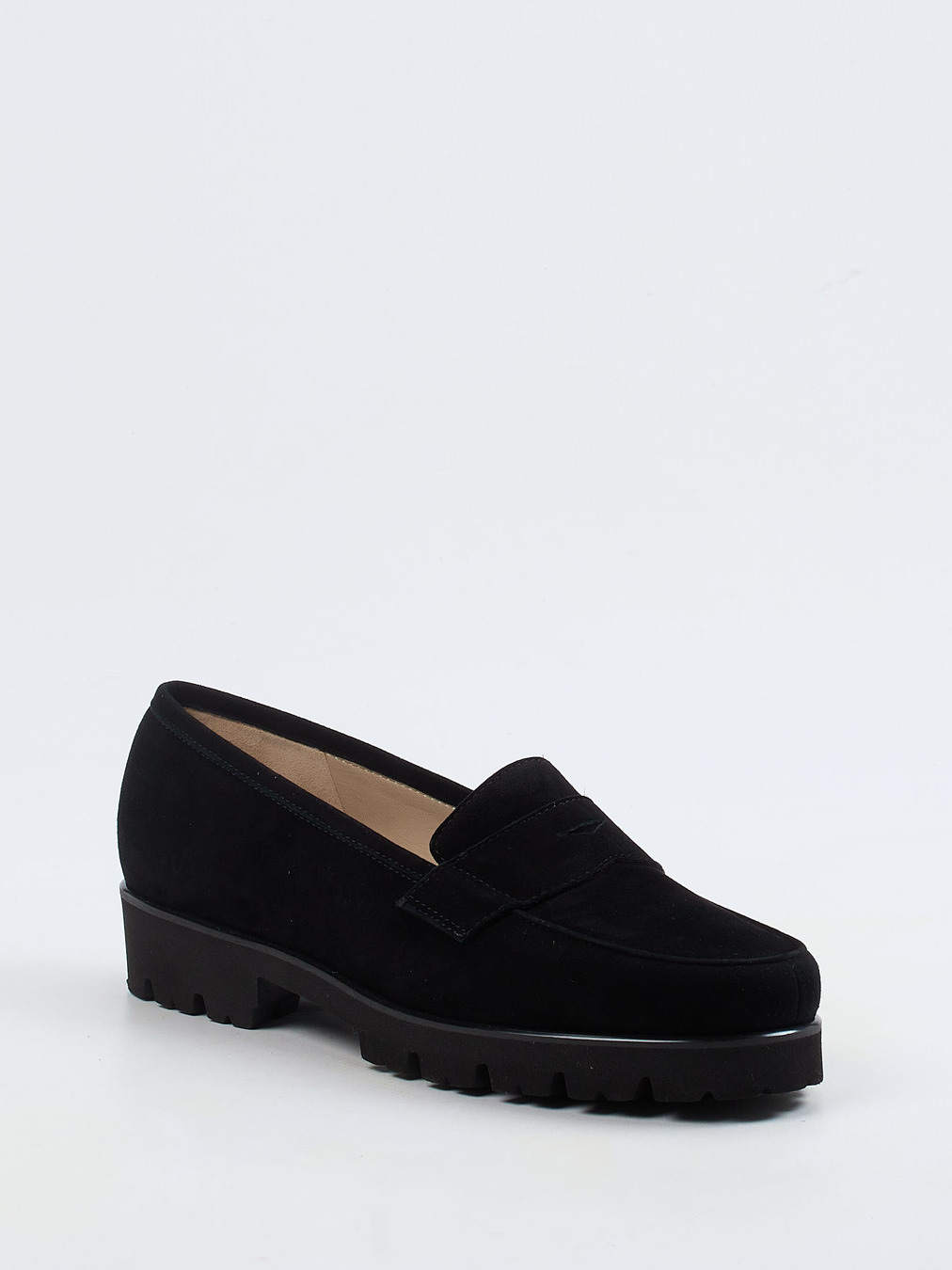 Konstantin Starke – Loafer aus Veloursleder Schwarz