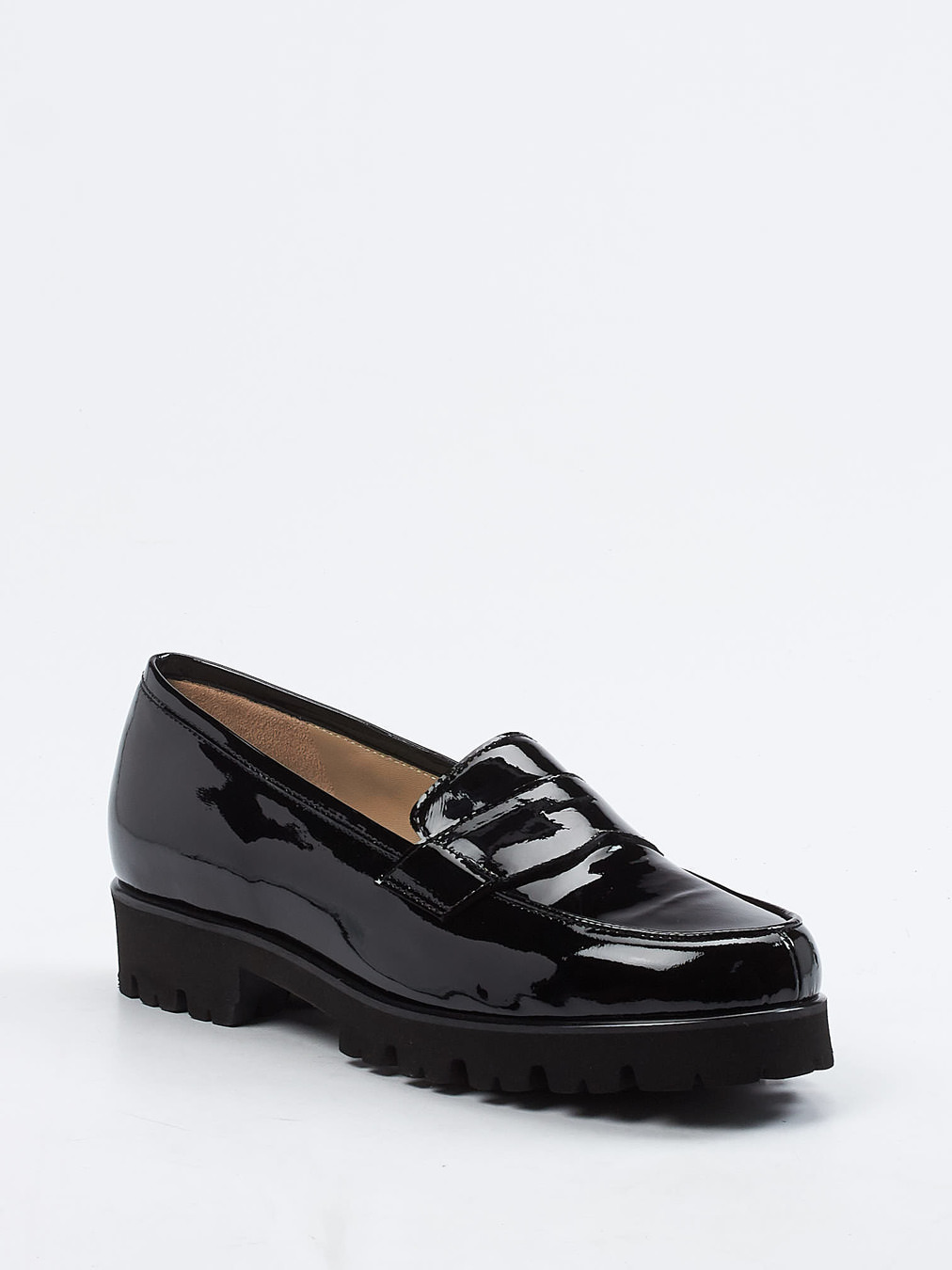 Konstantin Starke – Loafer aus Lackleder Schwarz