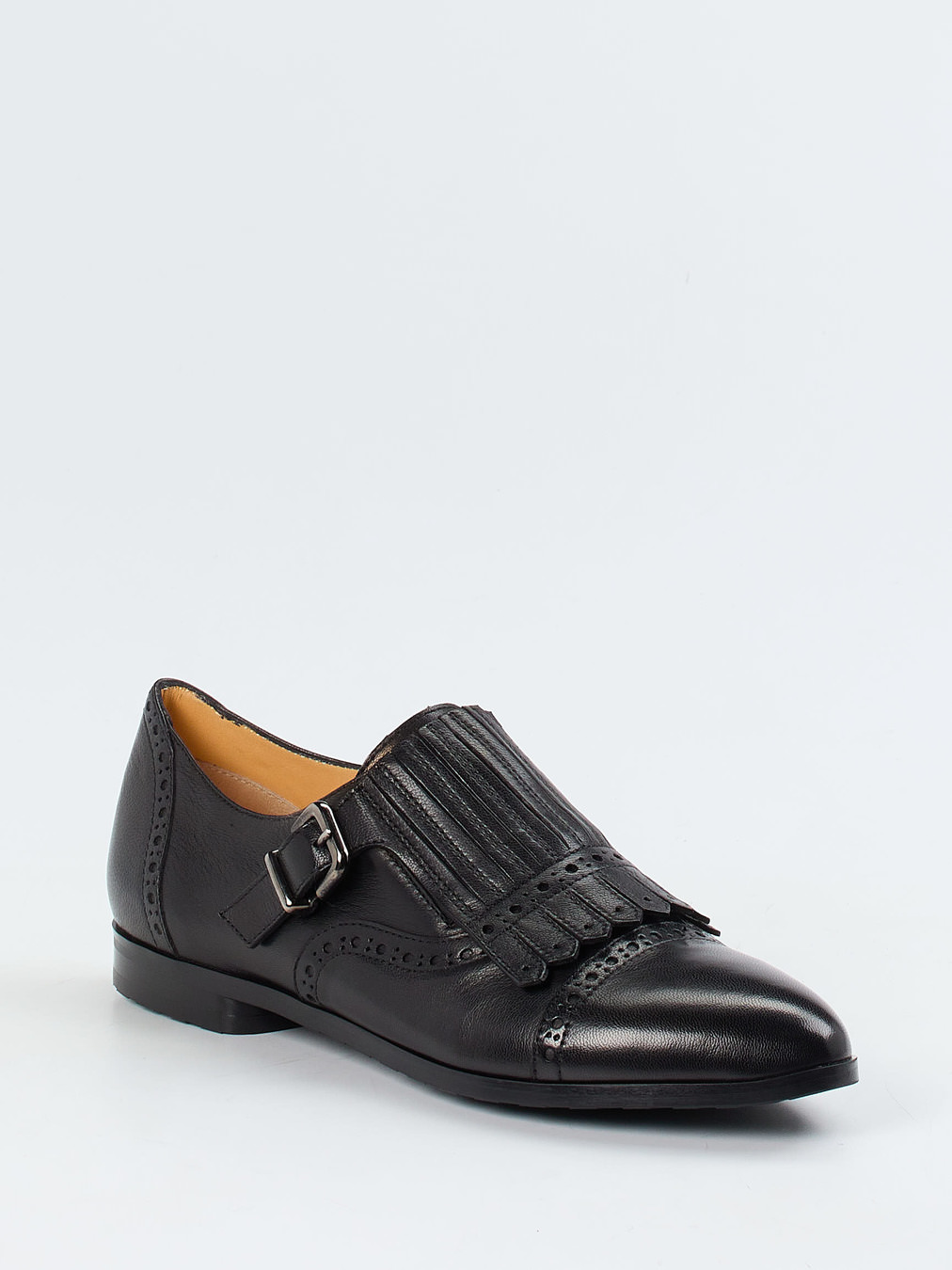 Truman's – Monkstrap aus Lammleder Schwarz