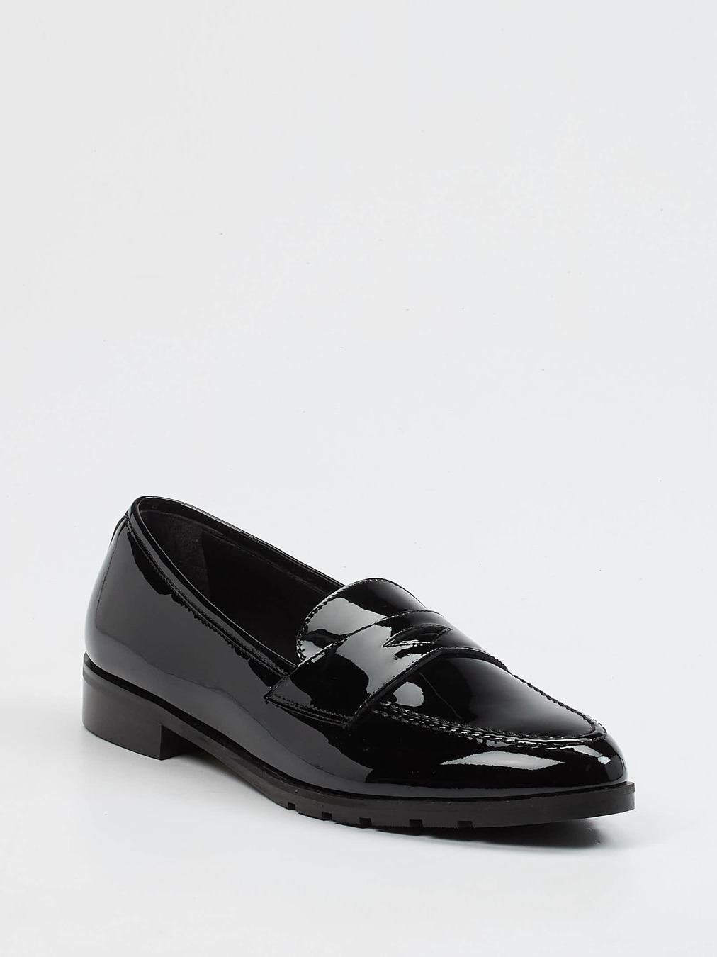 Mannori – Loafer aus Lackleder in Schwarz