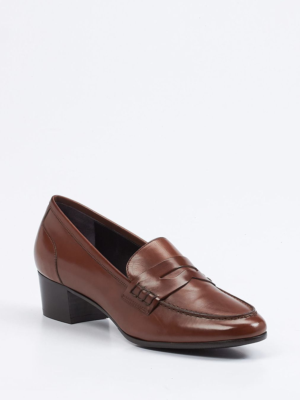 Mannori – Loafer aus Kalbleder in Mittelbraun