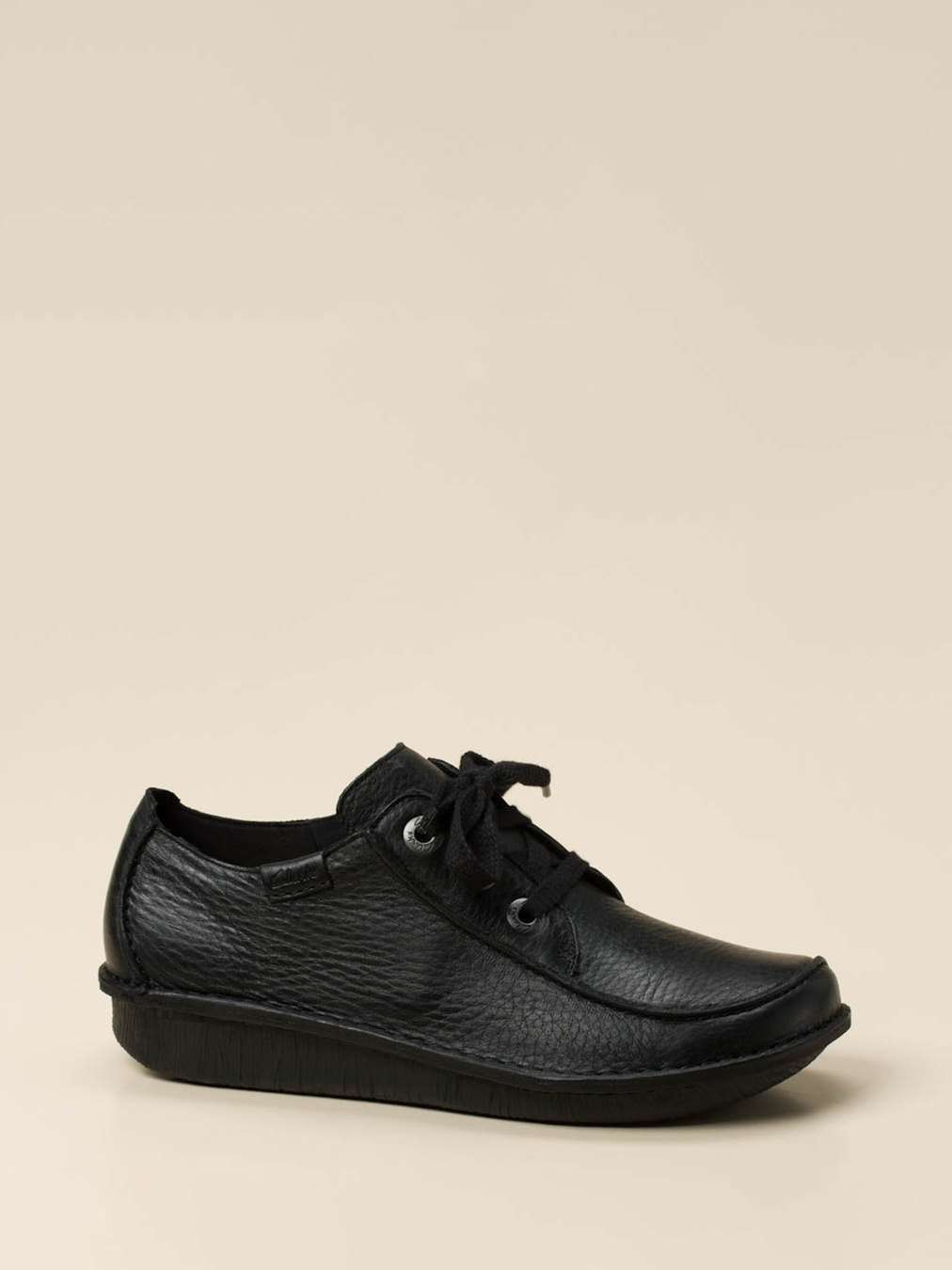 Clarks – Schnürschuhe aus Kalbleder schwarz