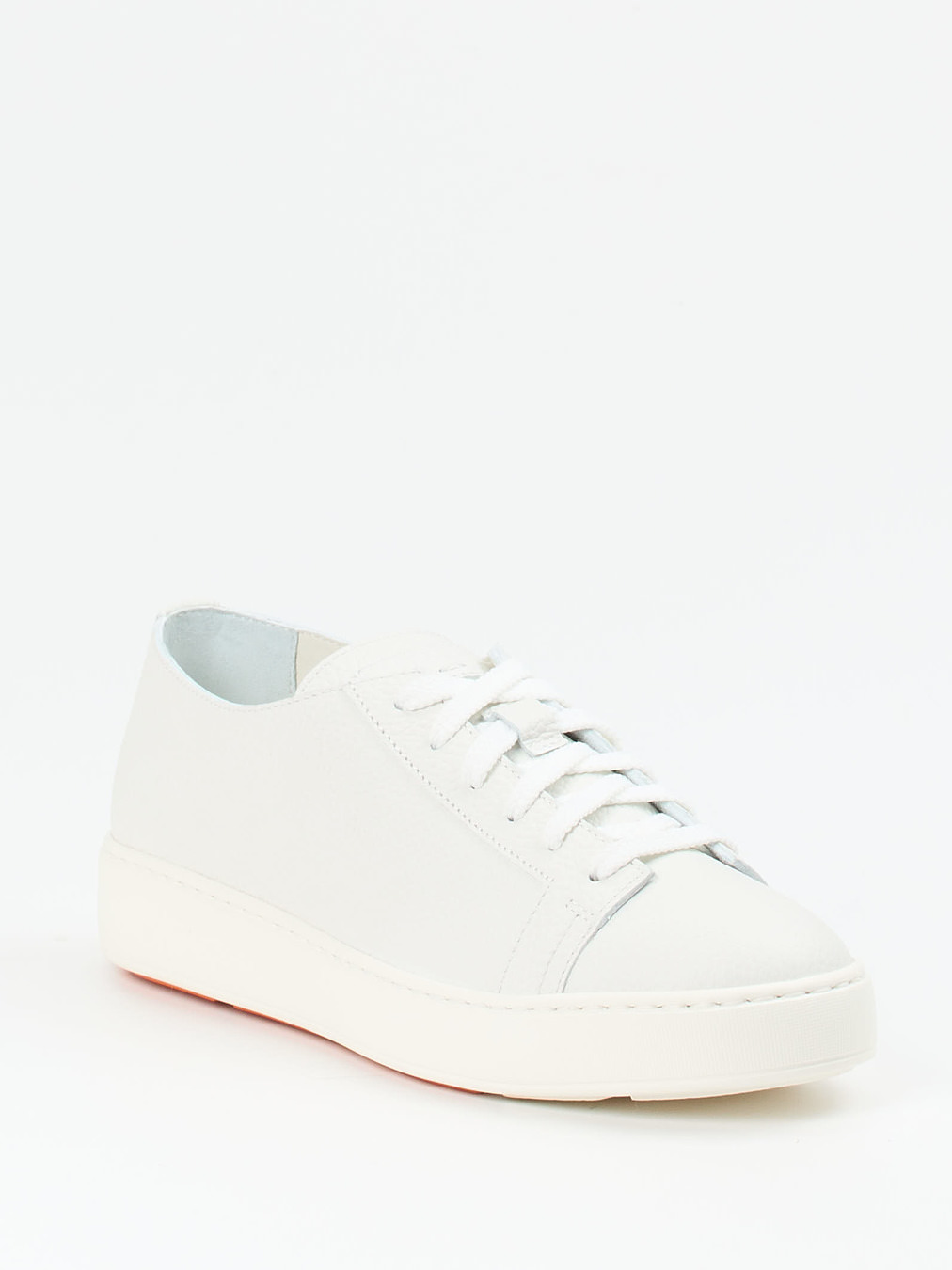 Santoni – Sneaker aus Kalbleder Off-White