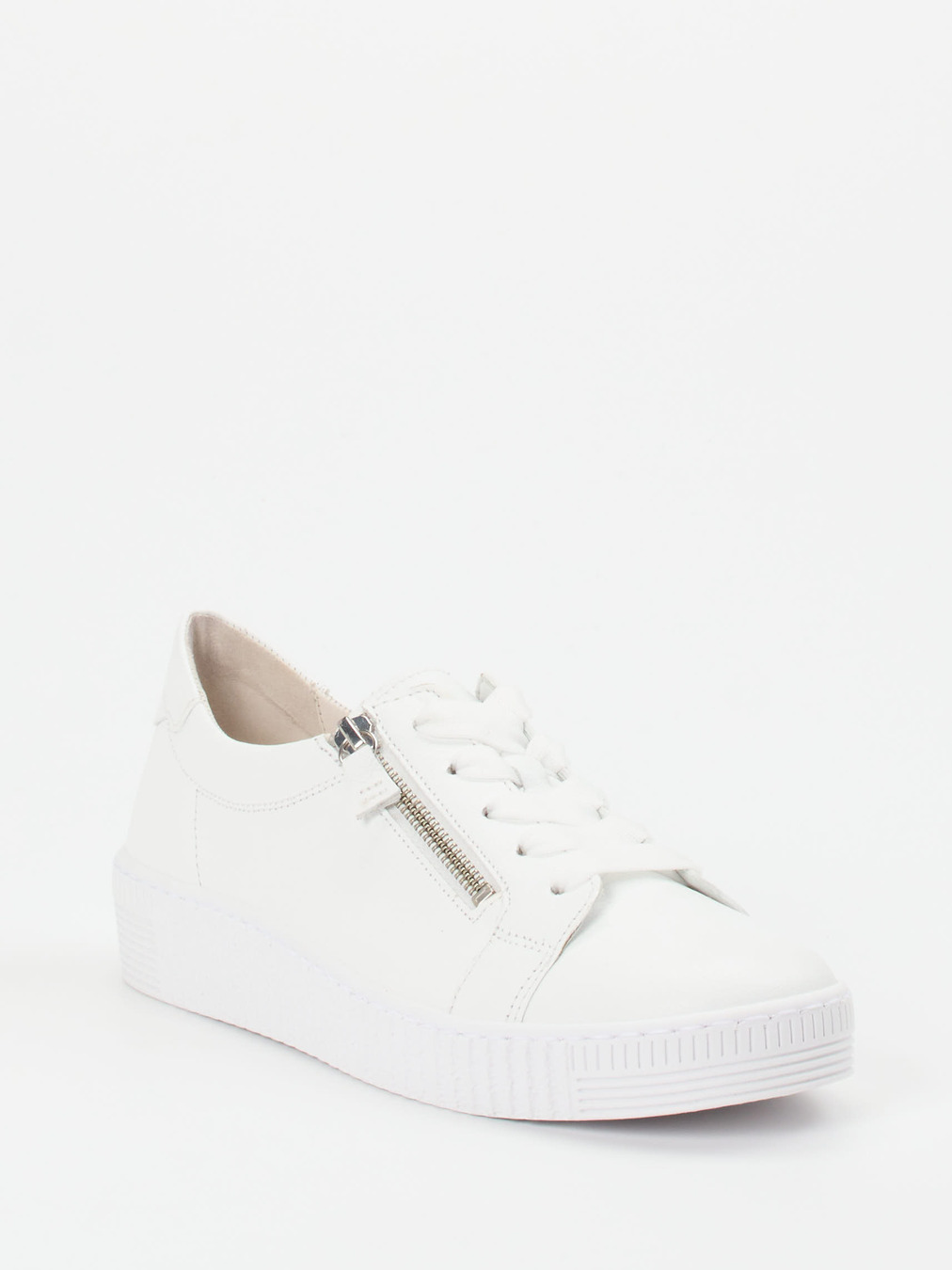 Gabor – Sneaker aus Elchleder Weiß