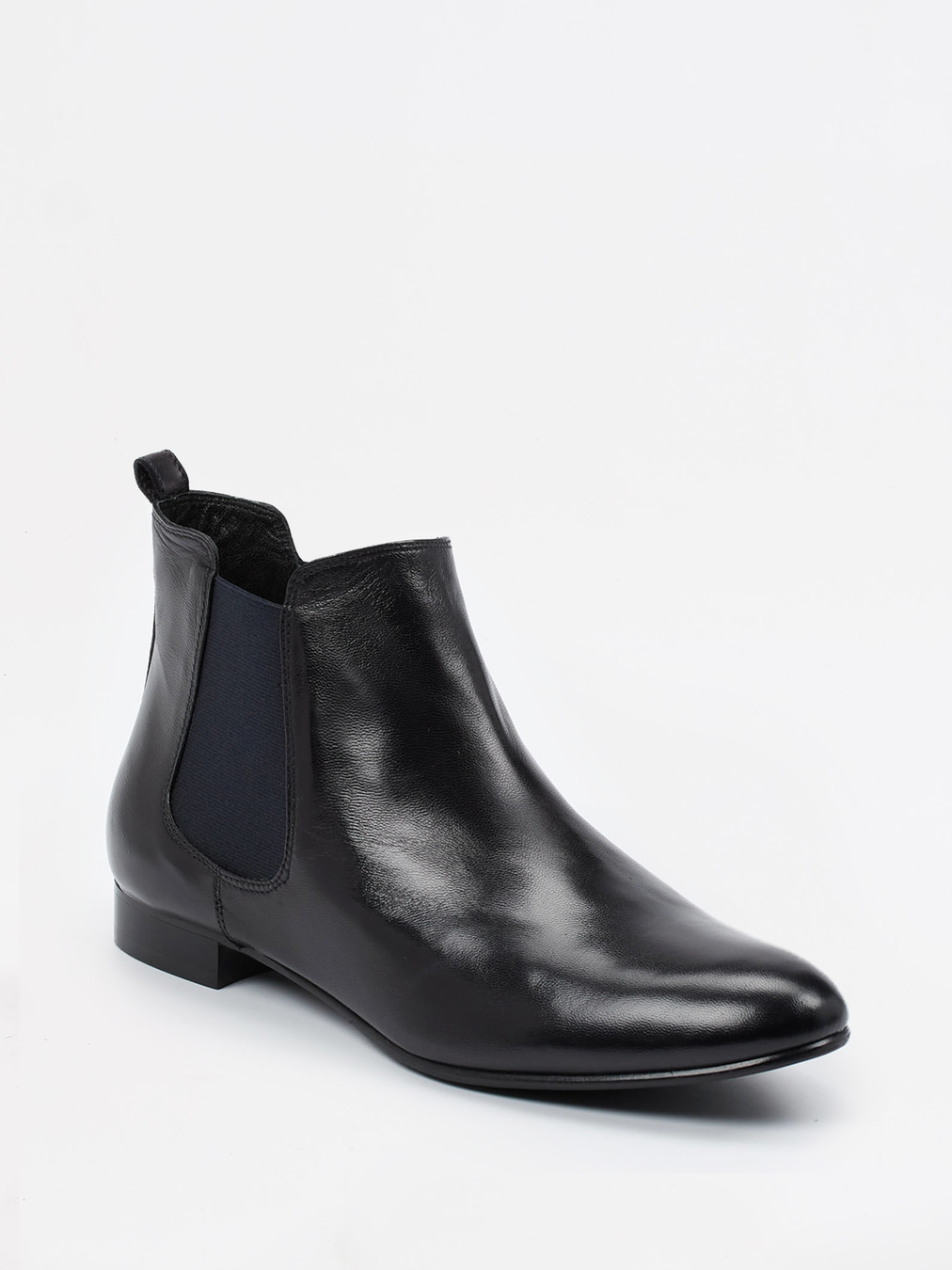 Konstantin Starke – Chelsea Boots aus Lammleder blau