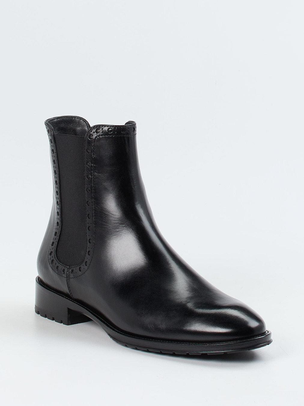 Truman's – Chelsea Boots aus Kalbleder Schwarz