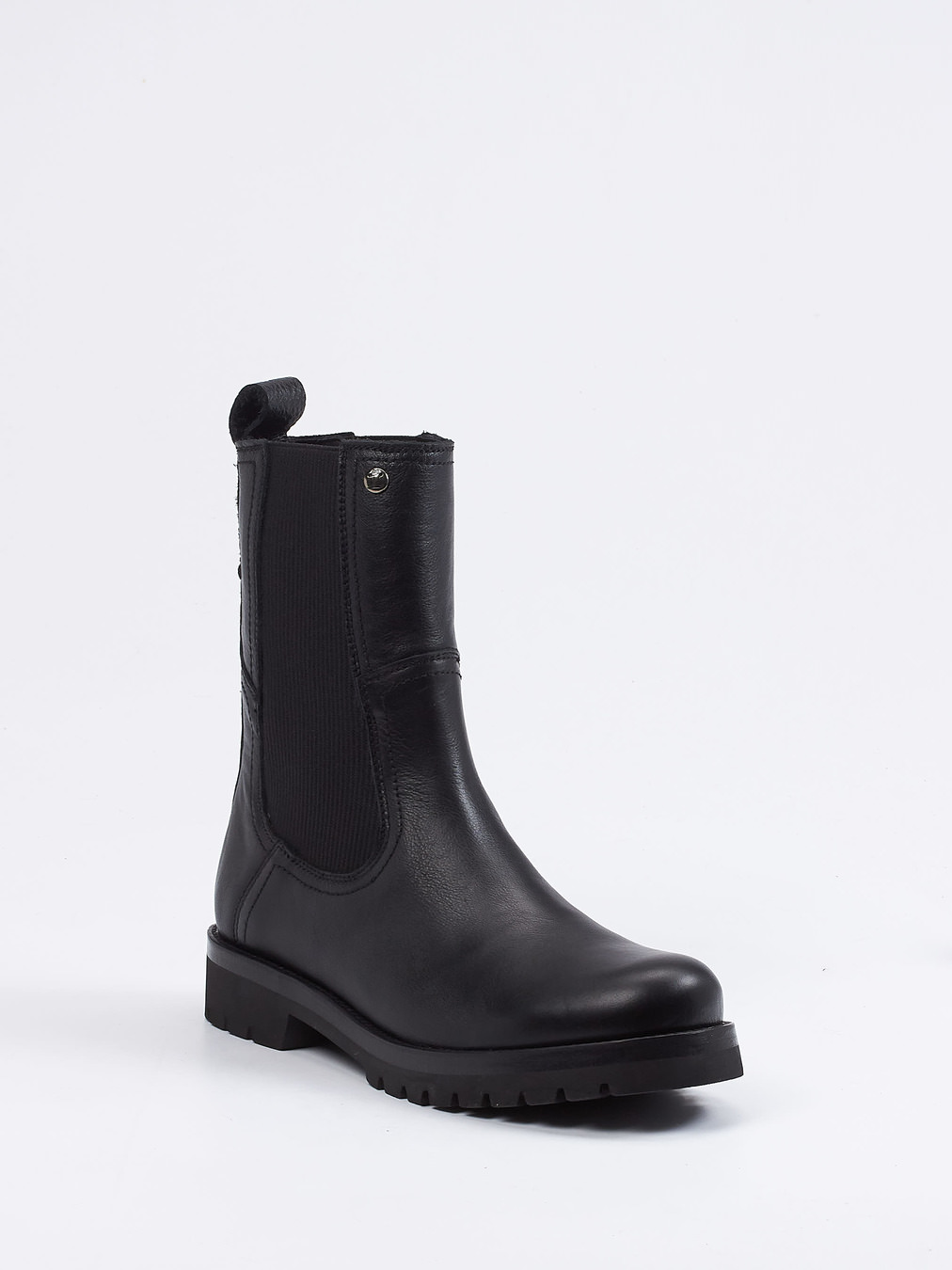 Panama Jack – Chelsea Boots aus Kalbleder Schwarz