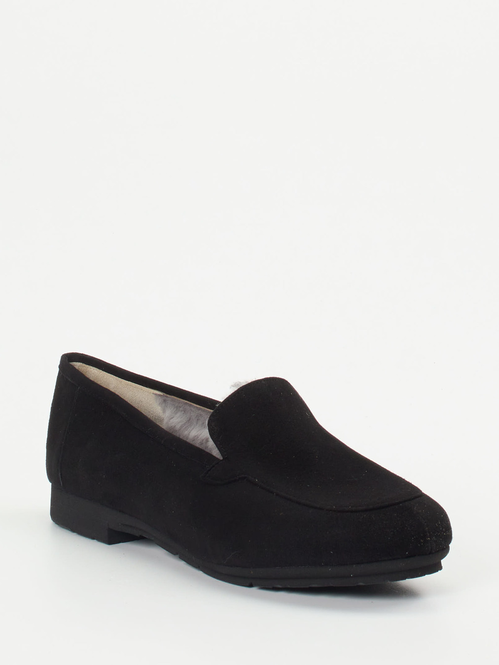 Thierry Rabotin – Slipper aus Veloursleder Schwarz