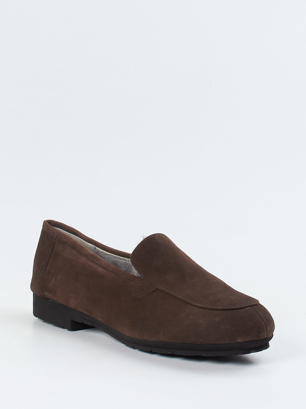 Thierry Rabotin – Loafer aus Veloursleder braun