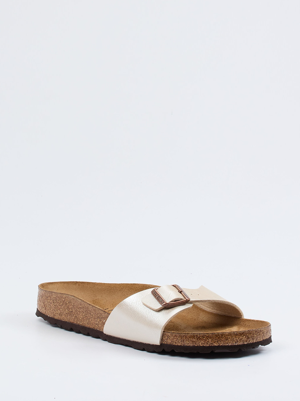Birkenstock – Zehentrenner aus Synthetik in Beige