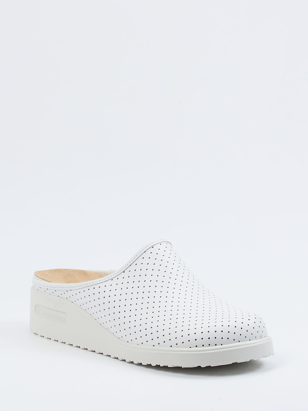 Berkemann – Komfort-Clog aus Kalbleder weiß